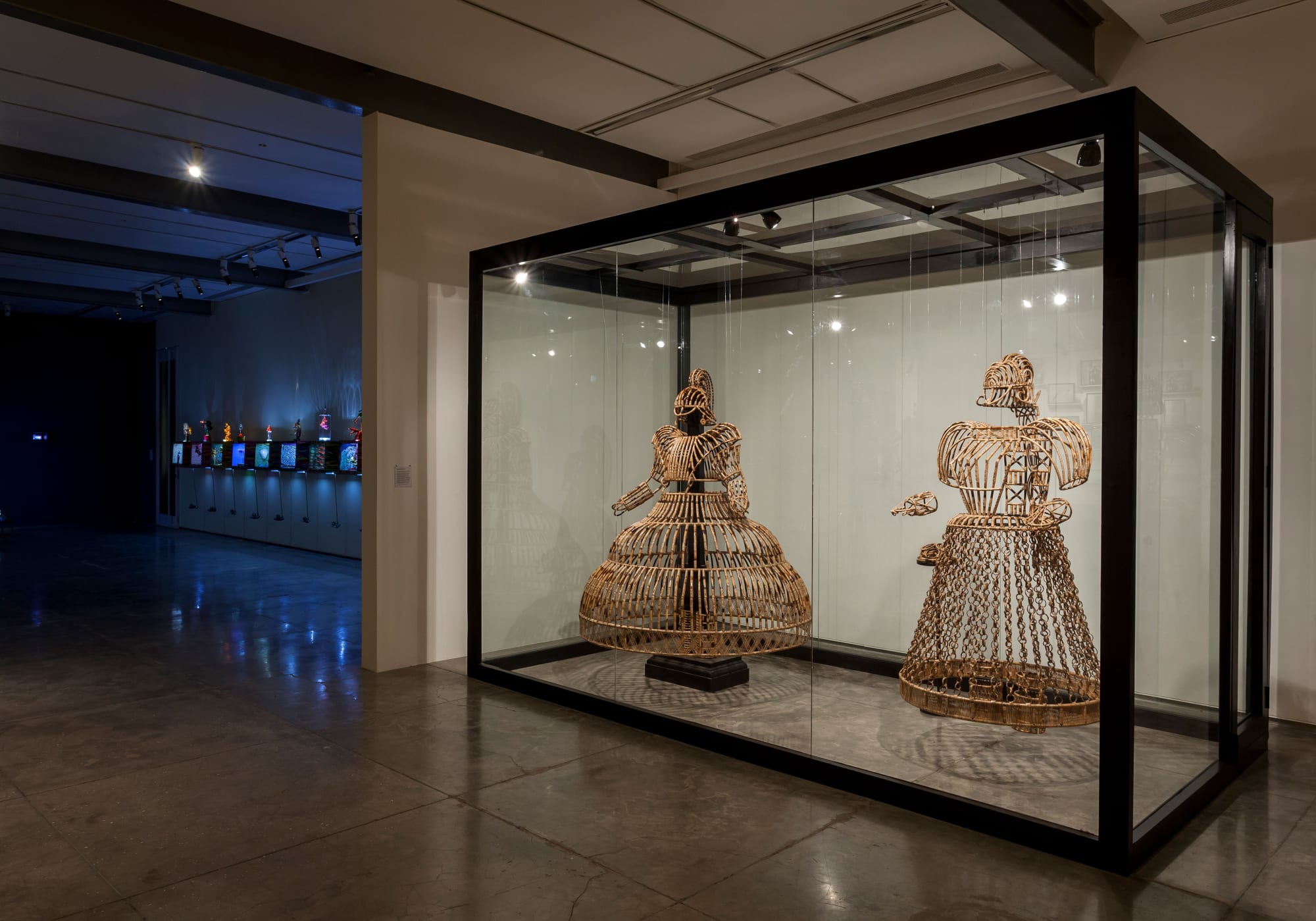 Shakuntala Kulkarni Aesthetic Bind: Cabinet Closet Wunderkammer, display view, 2014