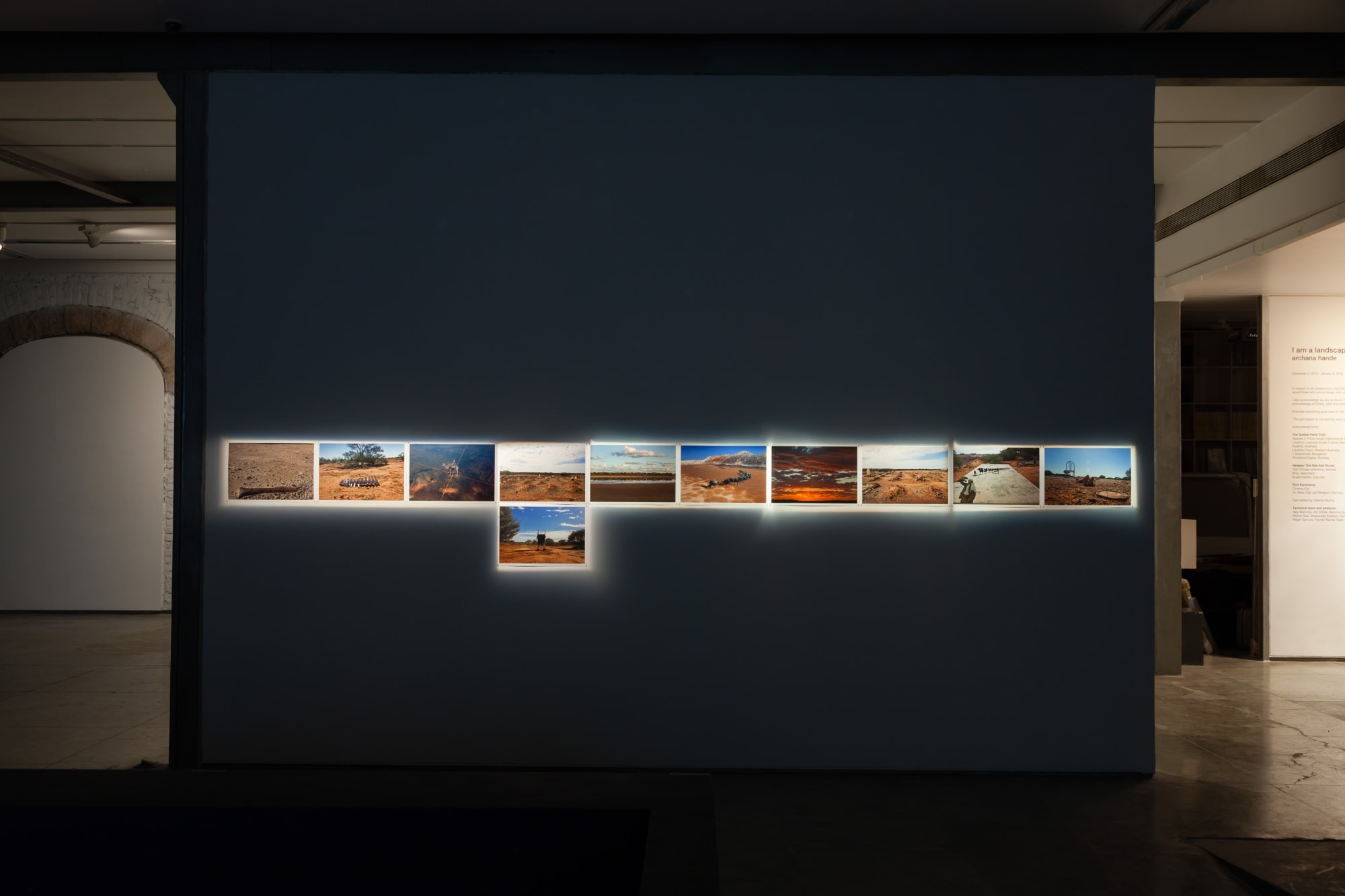 Archana Hande, I am a landscape painter, display view, 2015-2016