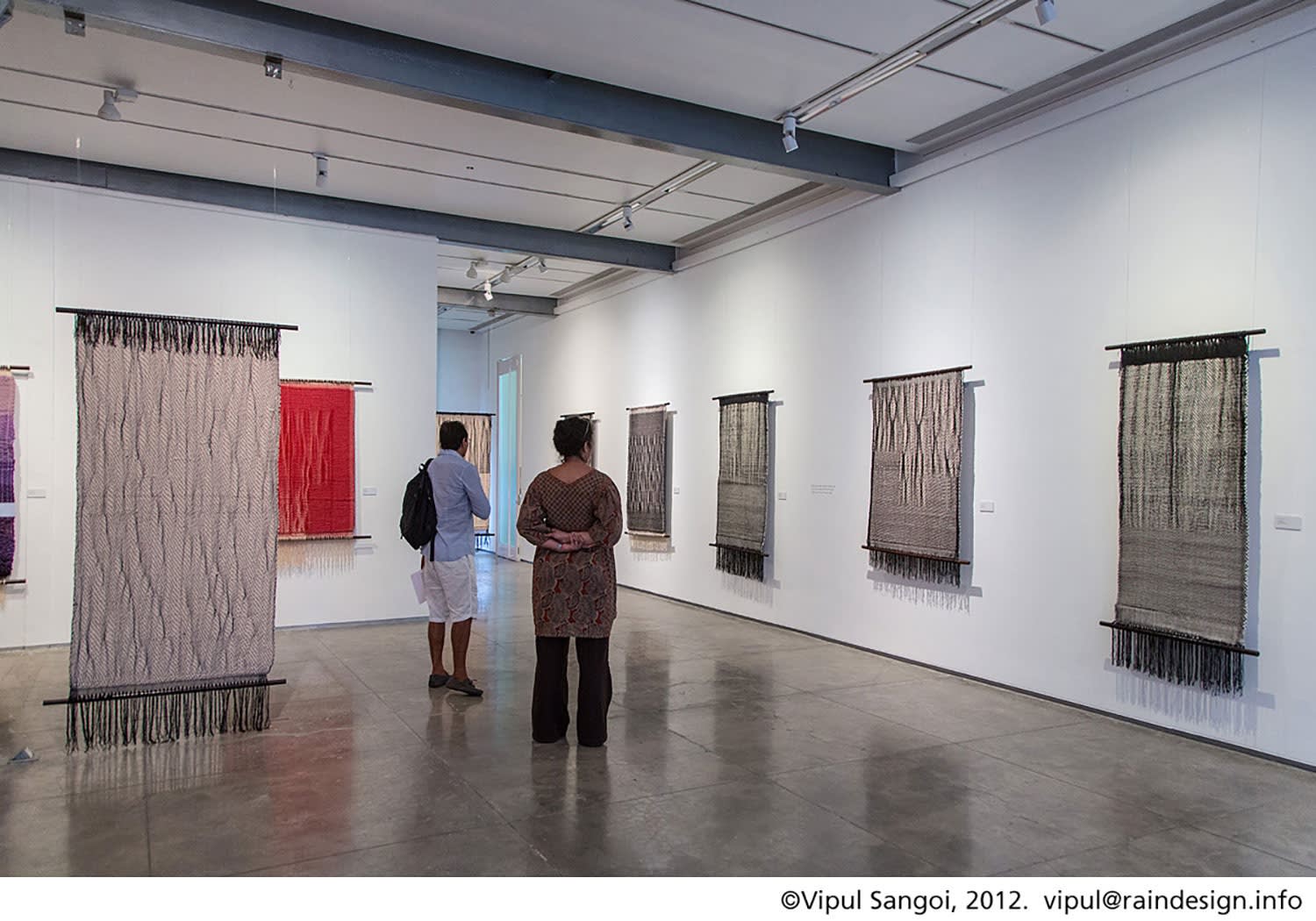 Monica Correa Meandering Warps, display view, 2013