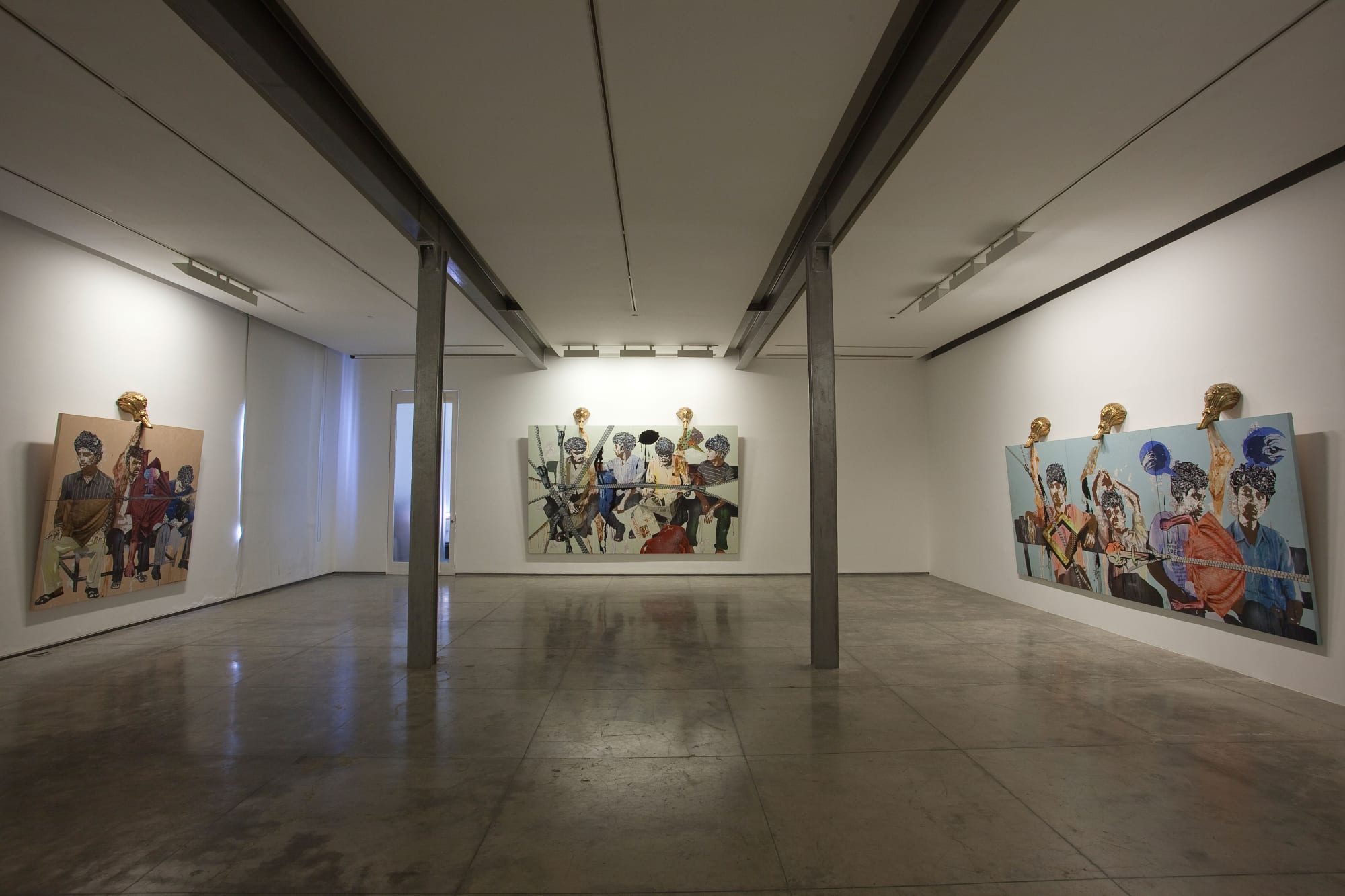 Jitish Kallat Stations of a Pause, display view, 2011