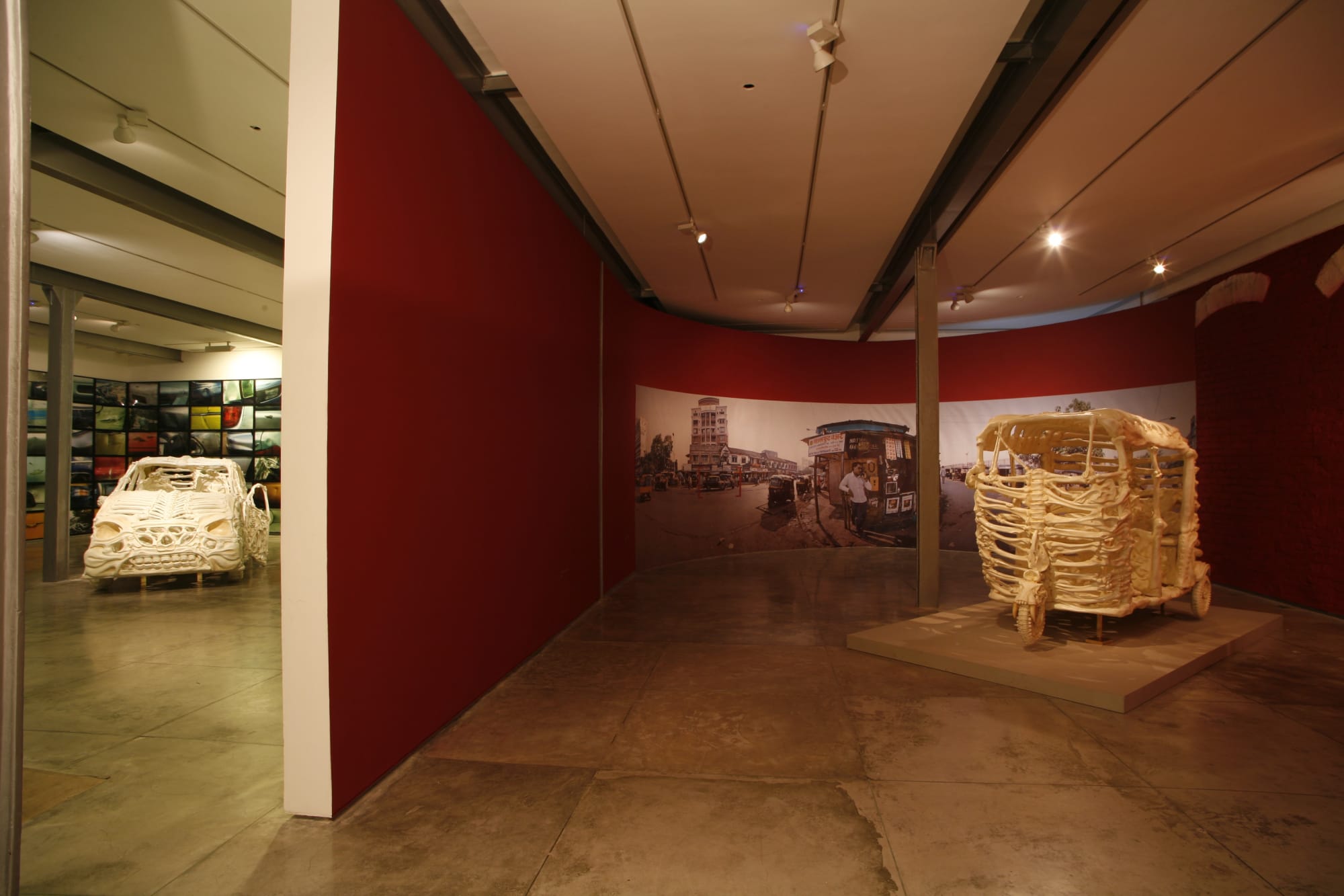 Jitish Kallat Sweatopia, display view, 2007-2008