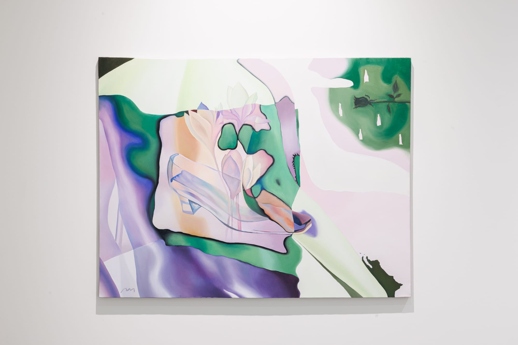 Aglow 2023 Oil on canvas 130 x 100