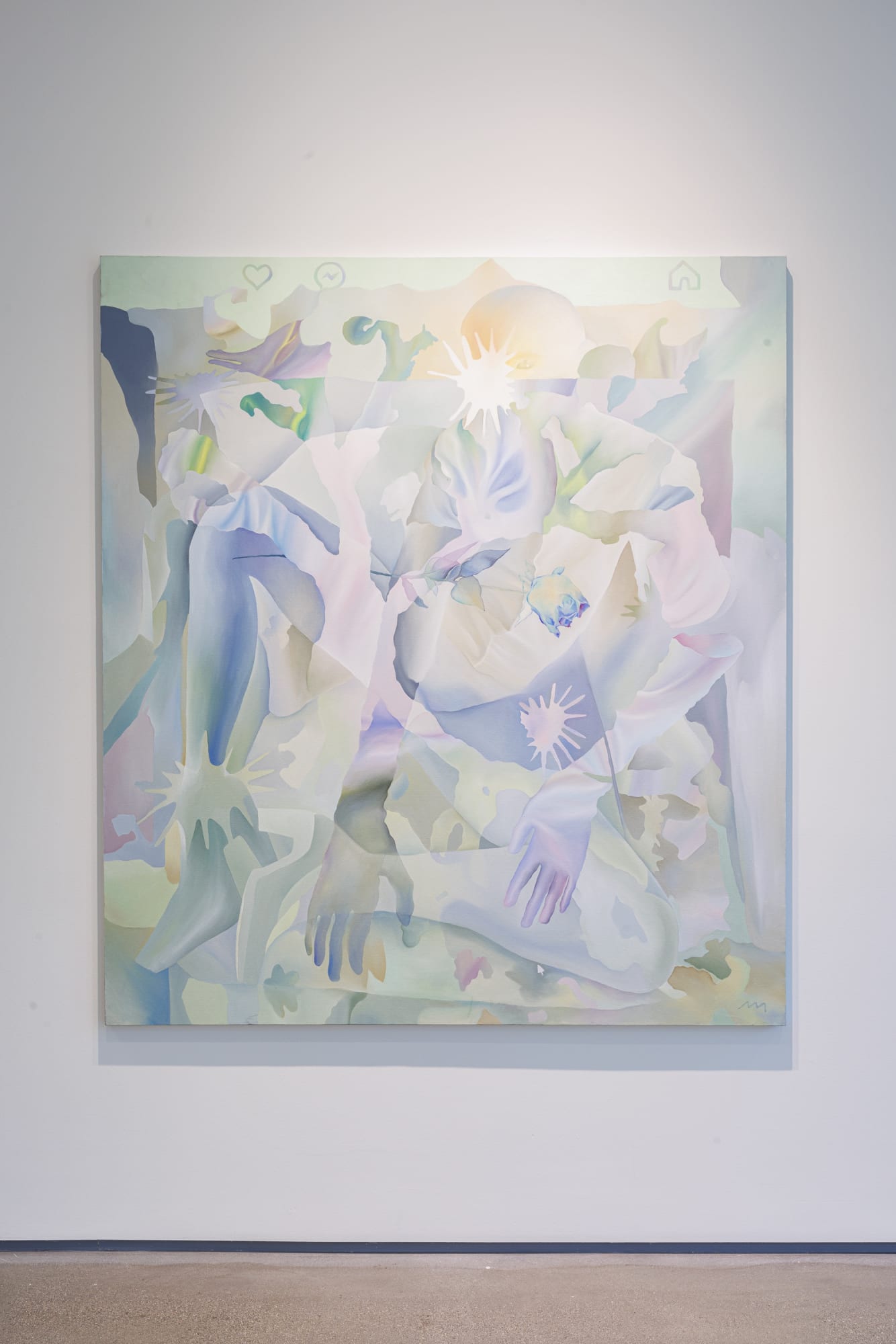 Flawed Brilliance 2023 Oil on canvas 160 x 180