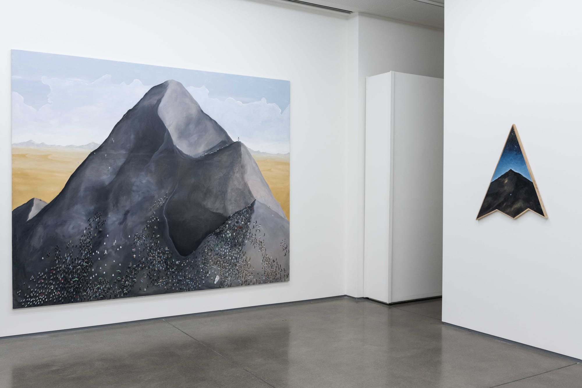 Installation view of Sandro Pachuashvili's 1 : 10000 Image by Saba Gorgodze