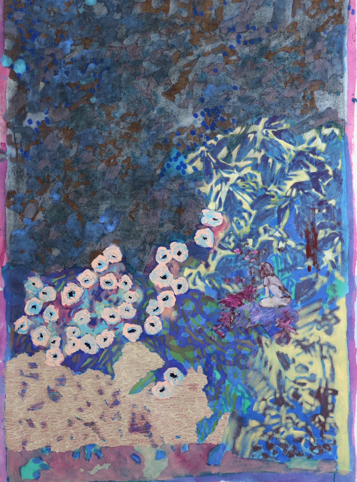 Amy Wright, Building Fairy Circles at The Rockpools, 2024