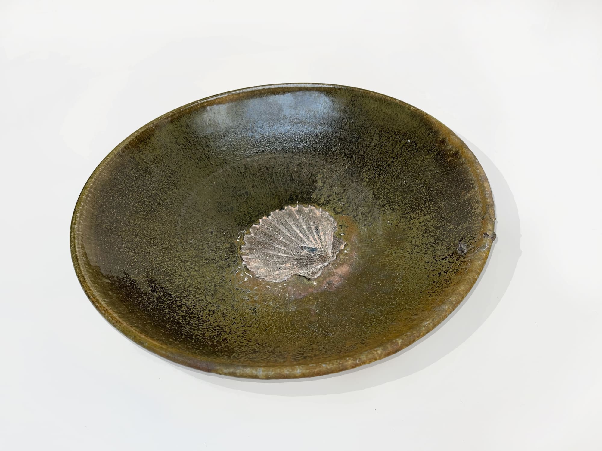 Joseph Bull, Wood Fired Bowl with Tien Mu Shan Glaze, 2021
