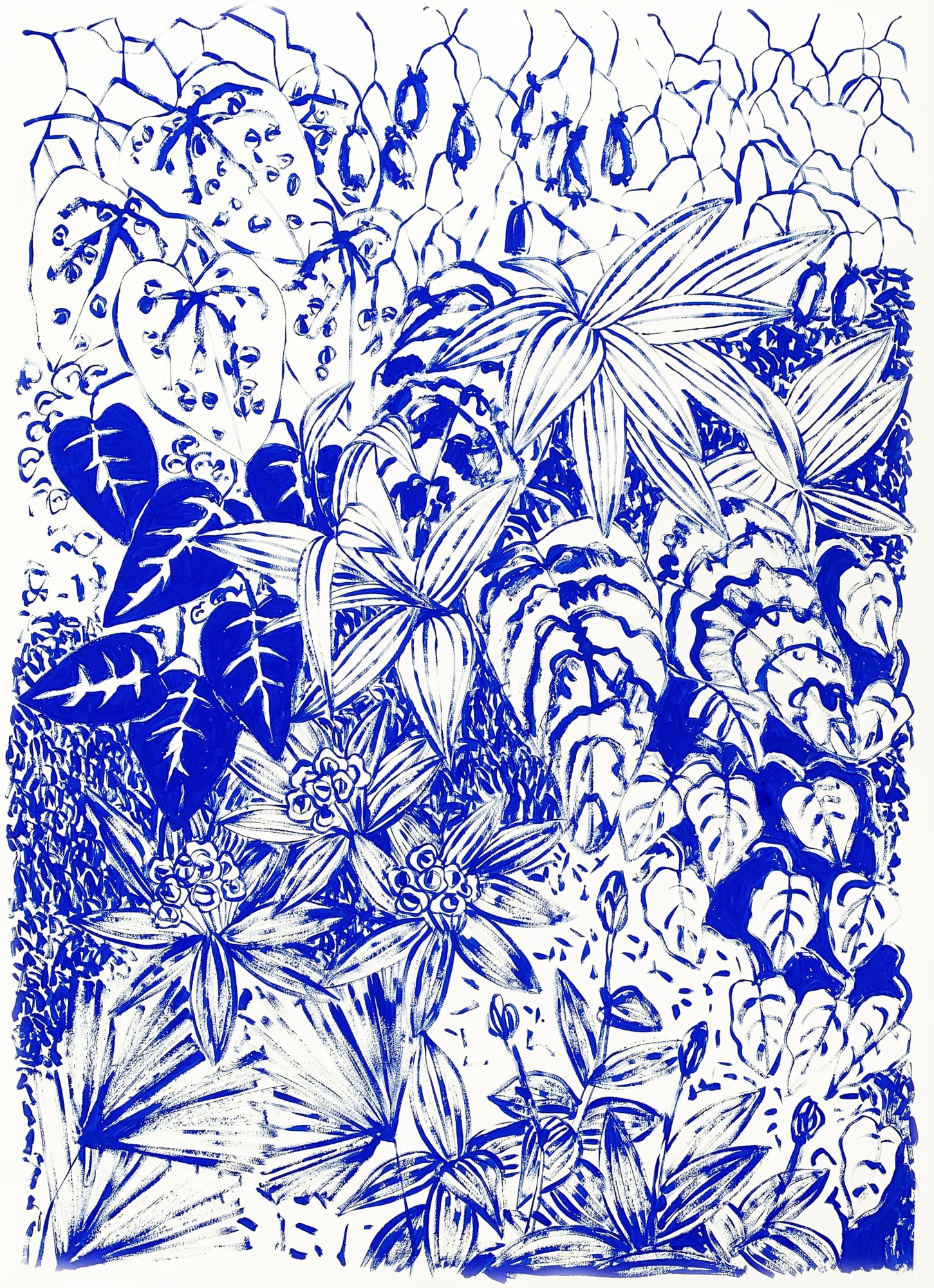 Amy Wright, Blue Garden I, 2020