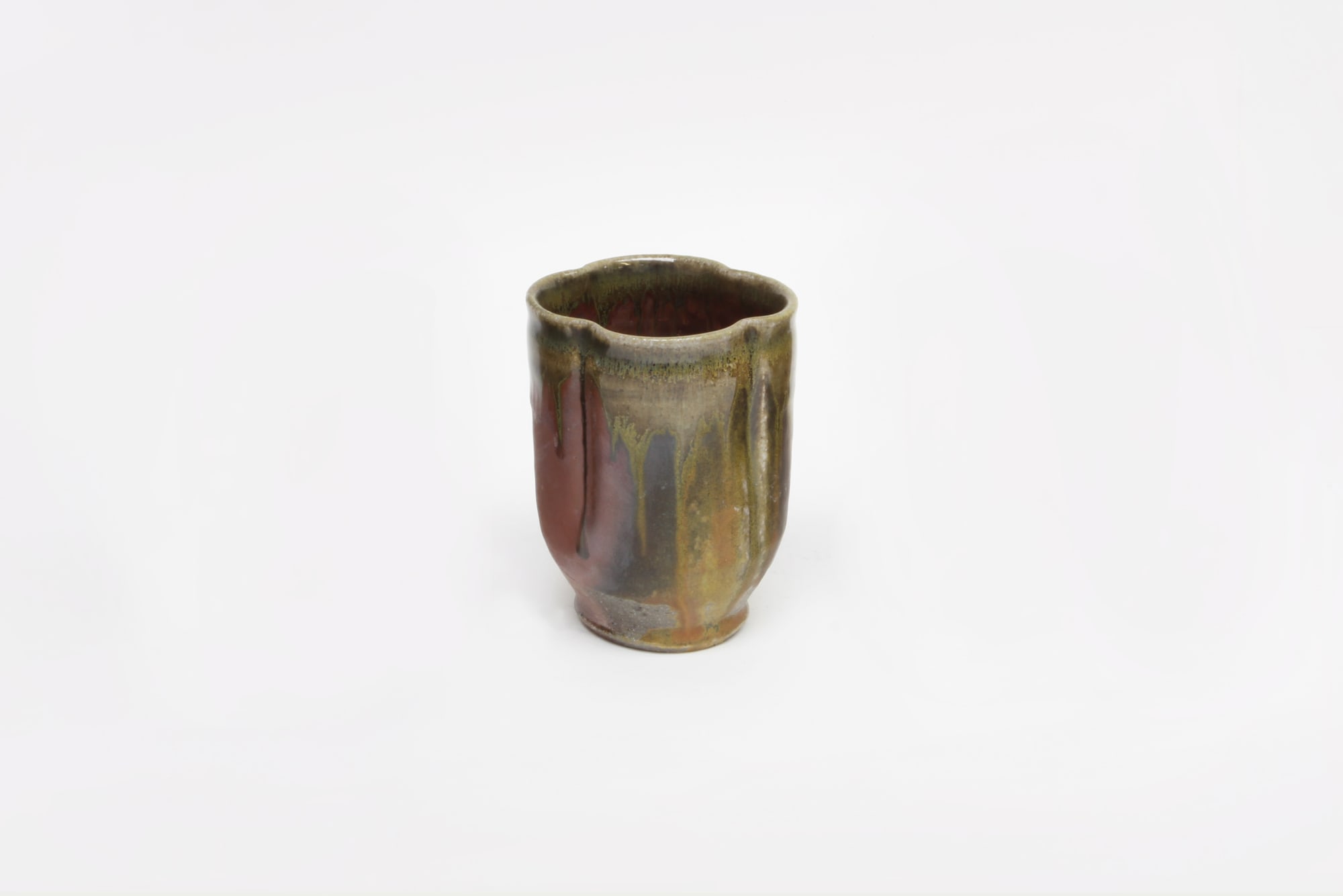 Joseph Bull, Wood Fired Porcelain Beaker, Tien Mu Shan, 2021
