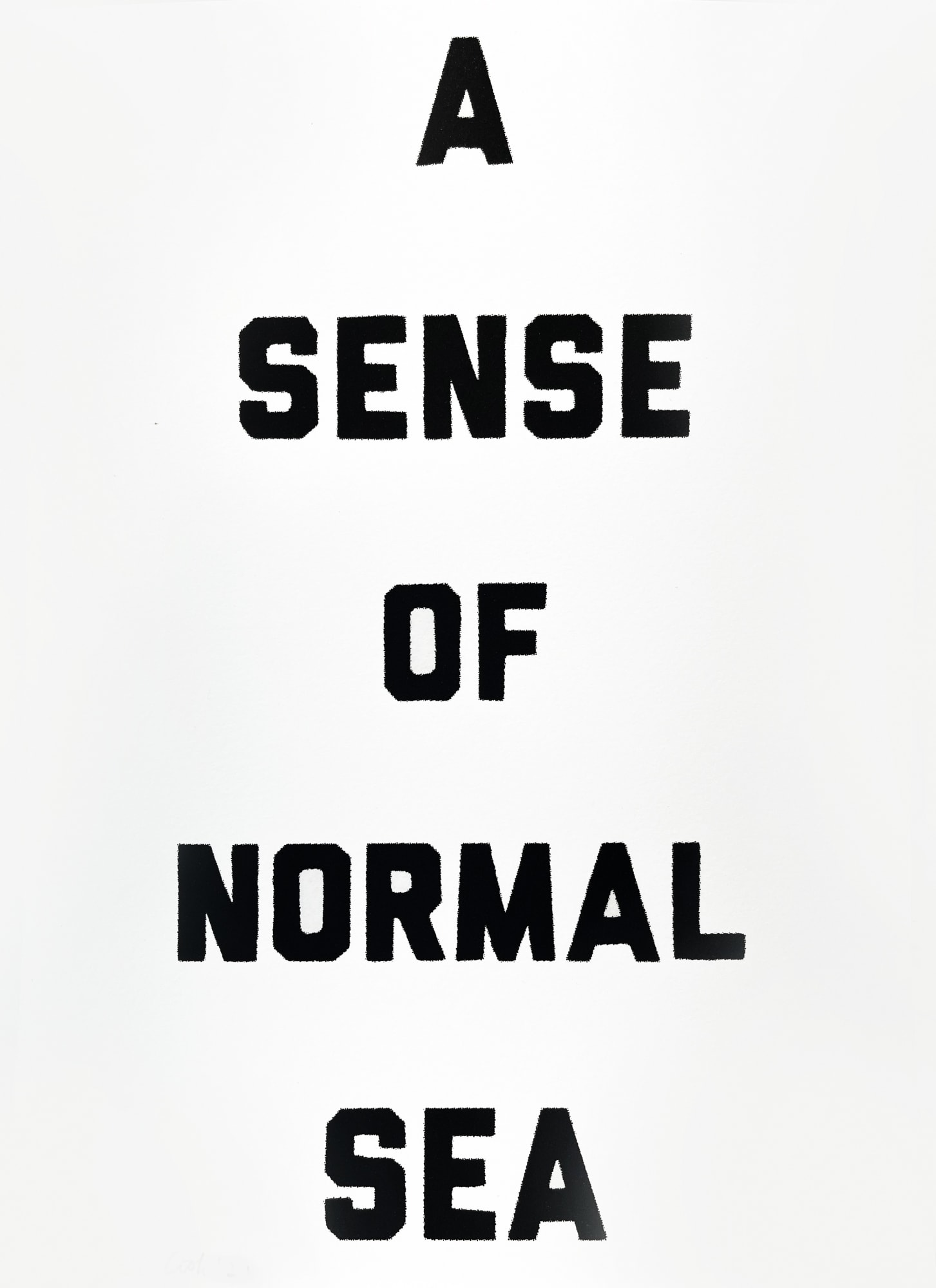 Ben Cook, A Sense Of Normal Sea, 2021