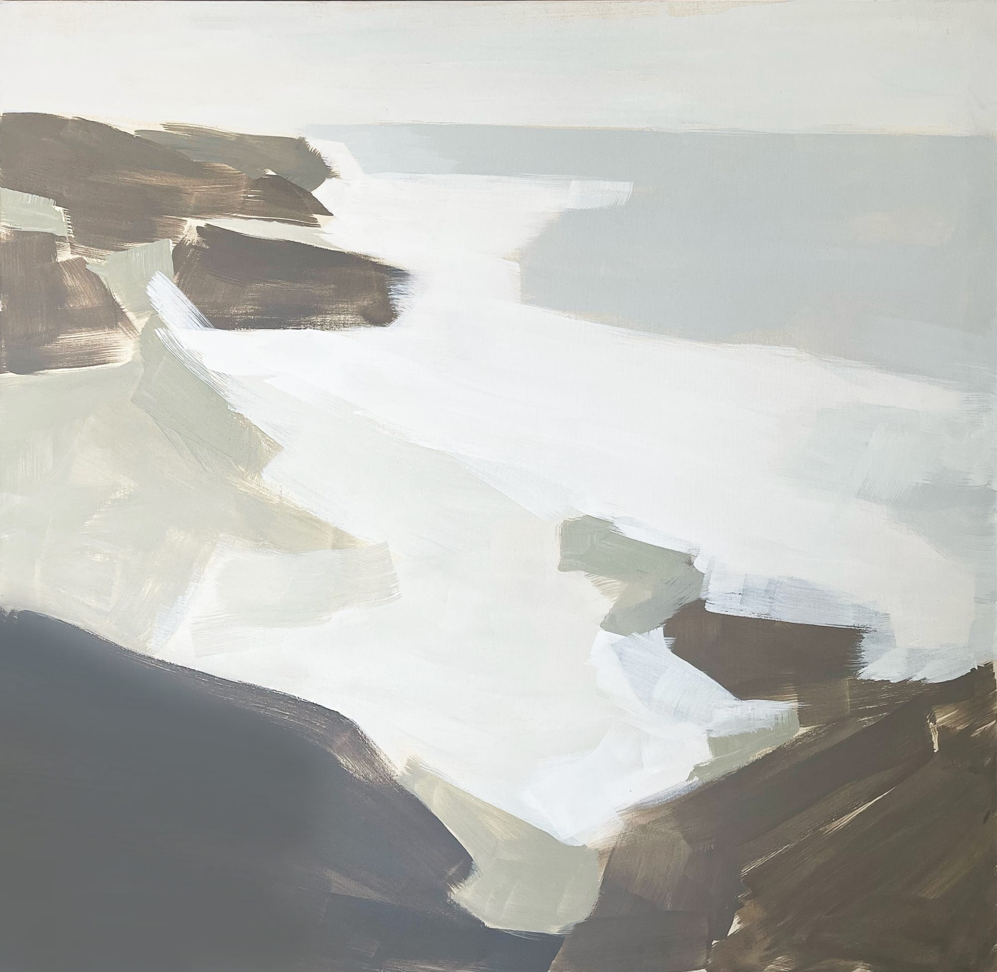Sarah Woods, Where the land meets the sea, 2022