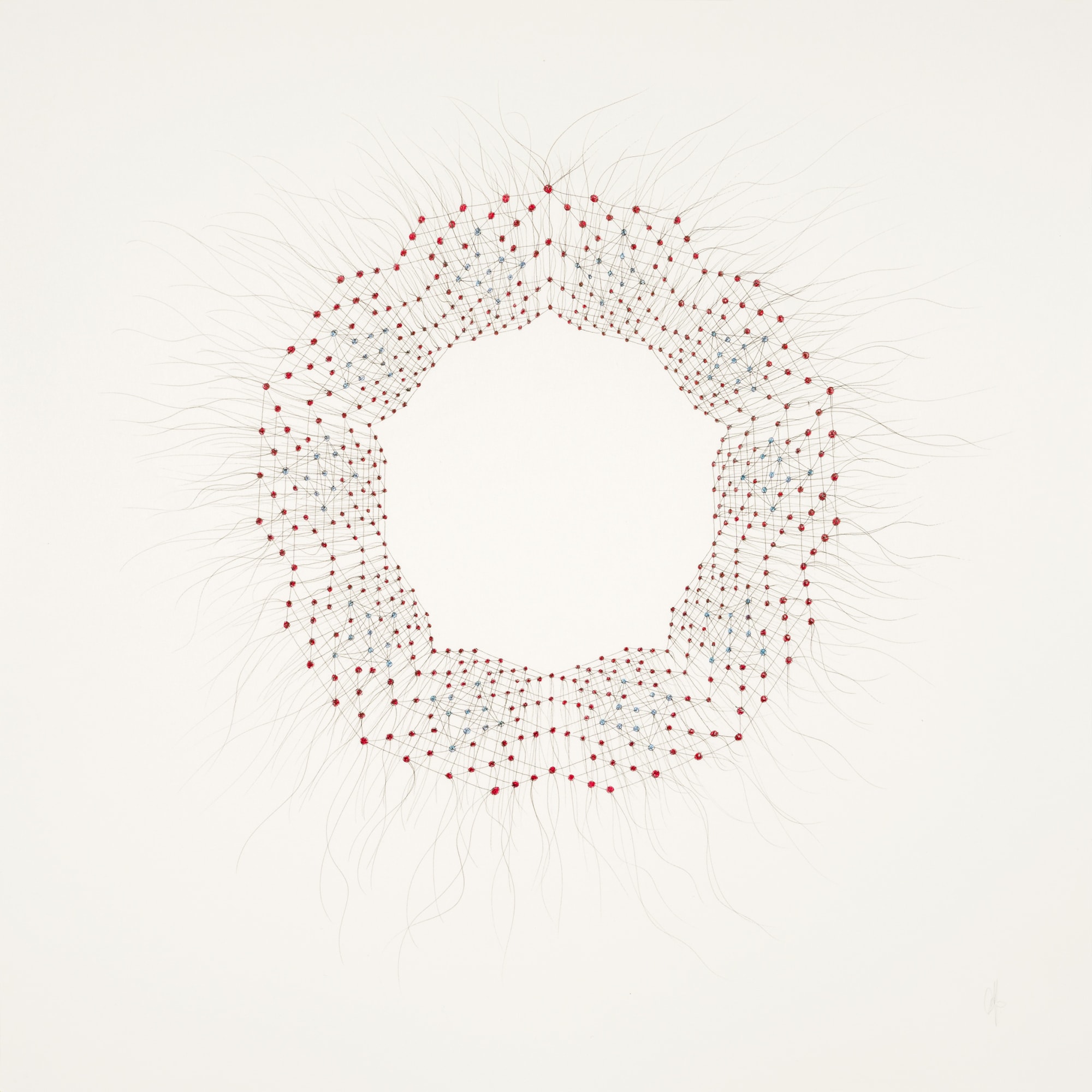 Salt crystal lattice with unit cell 2017