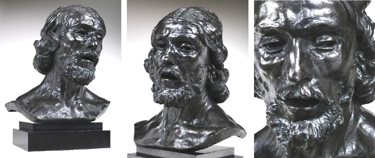 Saint-Jean-Baptiste, tête colossale by Auguste Rodin, Original Sculpture at Coskun Fine Art