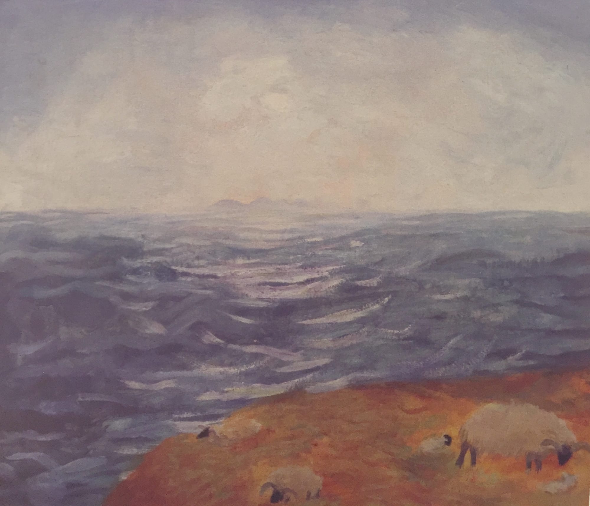 Winifred NICHOLSON (1893 – 1981) Sheep at the Bees Head, 1957 Oil on canvas 27 ½ x 30 inches / 60.9 x 76.2 cm