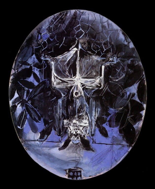 Graham SUTHERLAND (1903 – 1980) The Bat, 1967 Gouache, chalk and charcoal on paper 7 ¾ x 6 1/8 inches / 19.5 x 15.5 cm