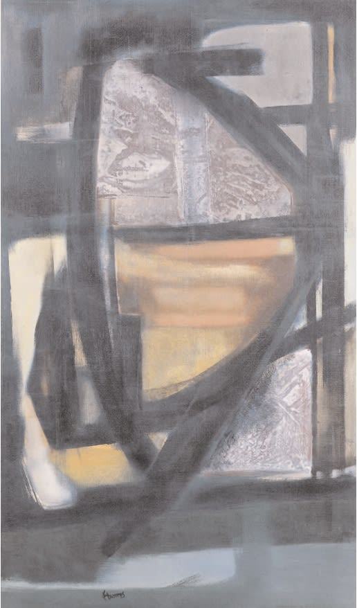 Composition, c. 1950 Oil on canvas 53 x 31. ins (135 x 80 cm)