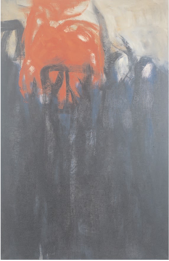 Untitled (Columns of Fire), 1959 Oil on canvas 48 x 32 ins (122 x 81 cm)