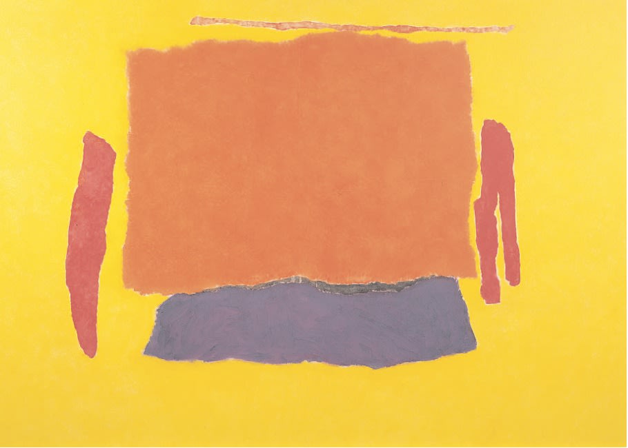 Infinity Field, Lefkada Series VI, 1978 Oil on canvas 49. x 72 ins (125 x 183 cm)