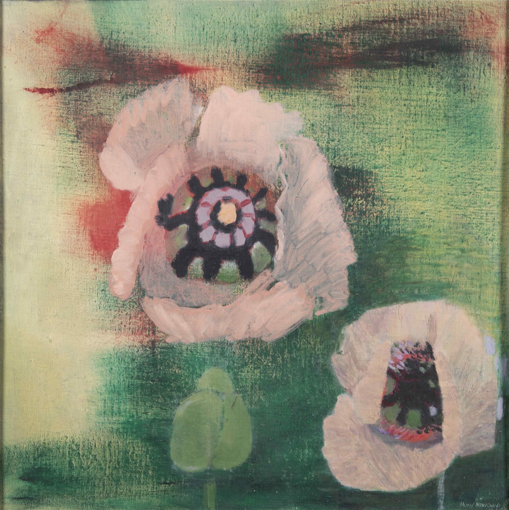 Mary Newcomb, Poppies Ready to Drop, 1988