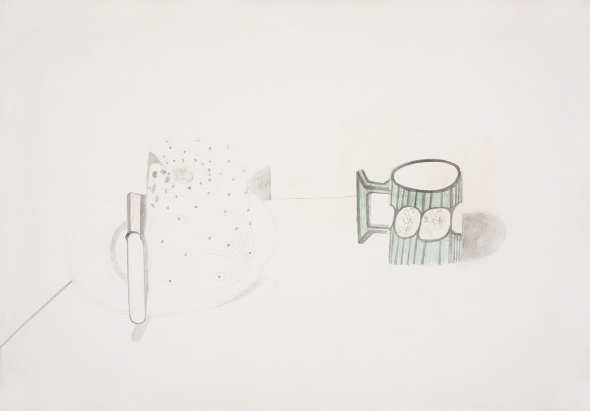 Ben Nicholson, Mug, Knife and Cake, c.1927