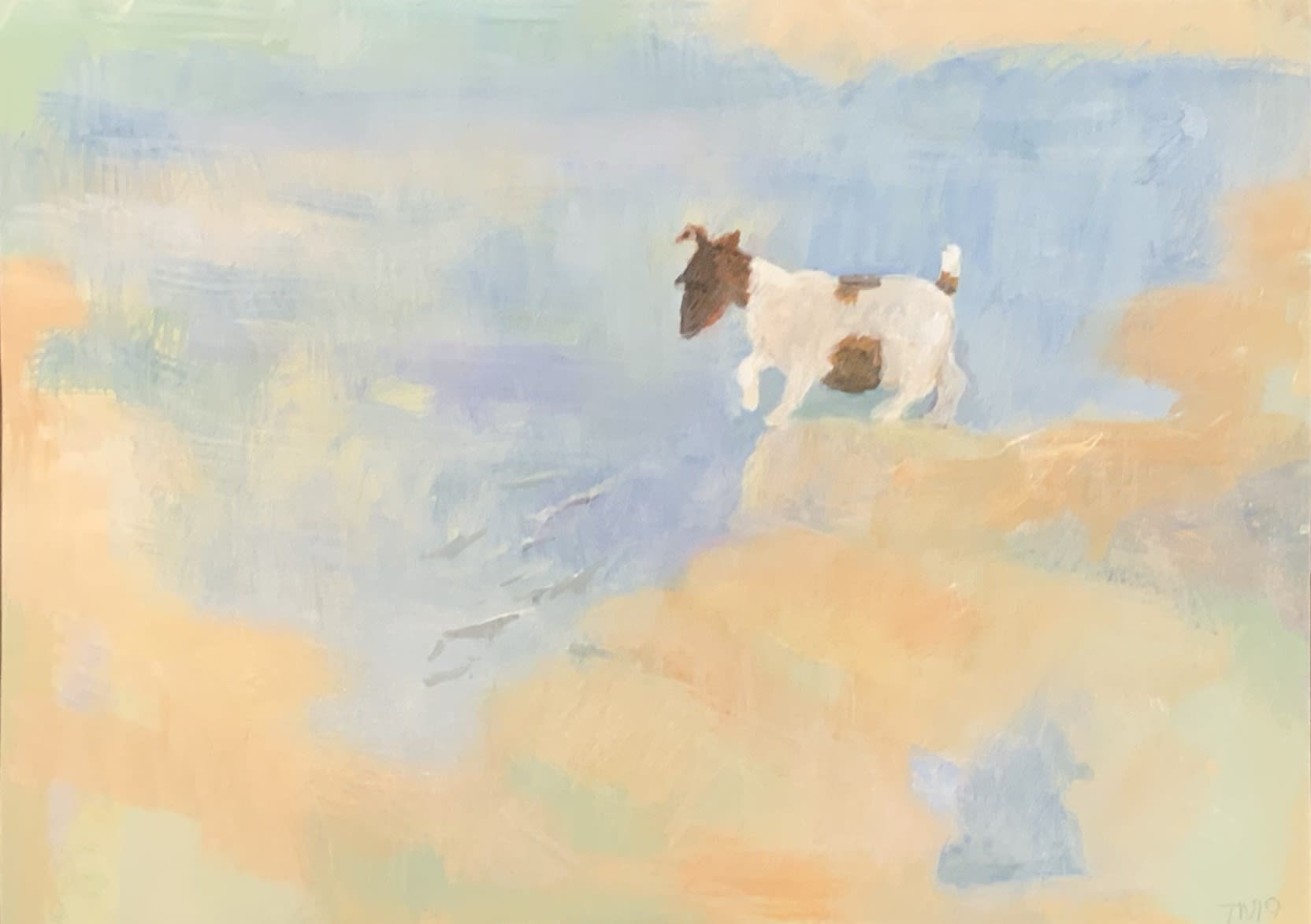Tessa Newcomb, Little Dog Fishing, 2019