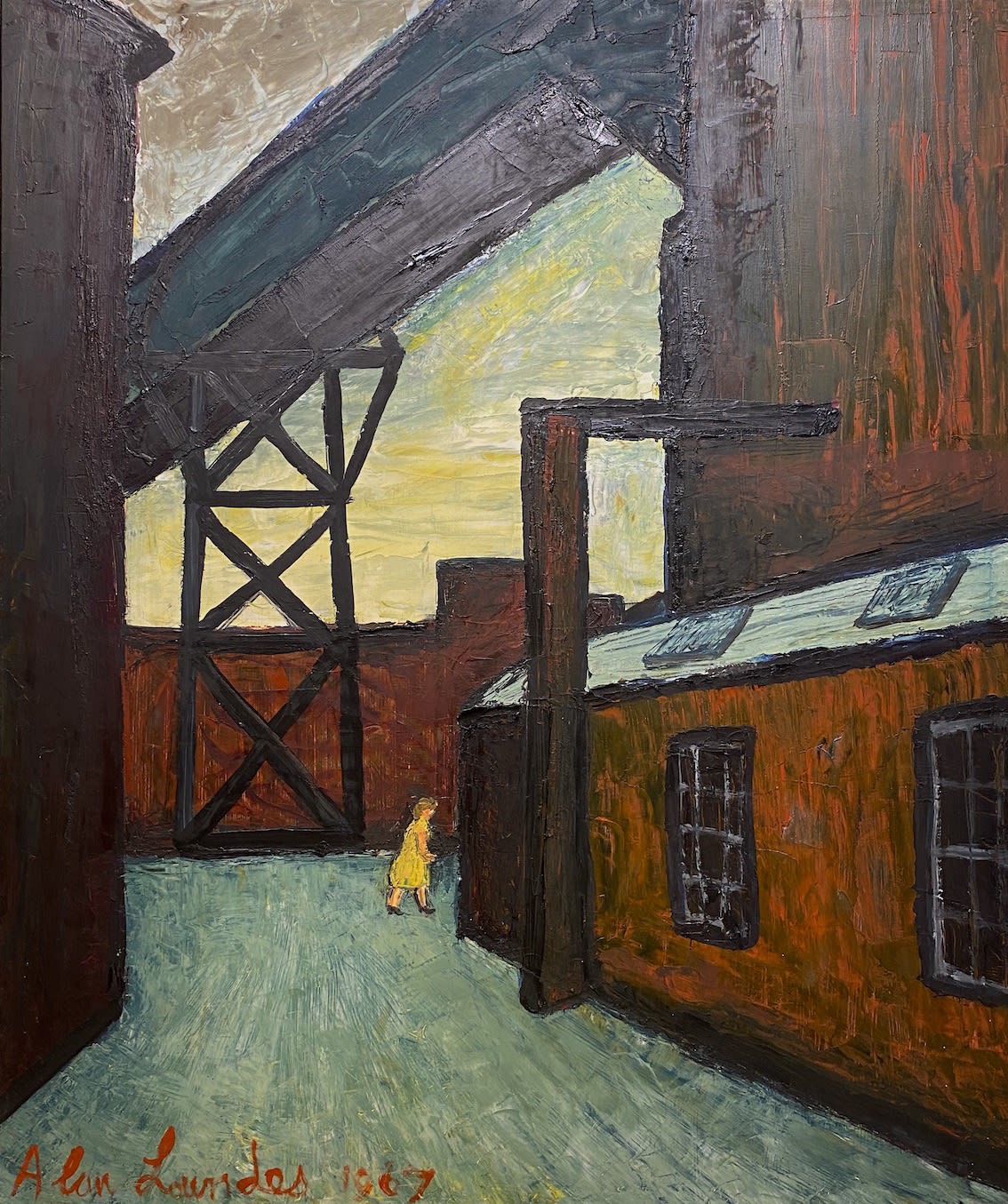 Alan Lowndes, Man-Made Landscape, 1967