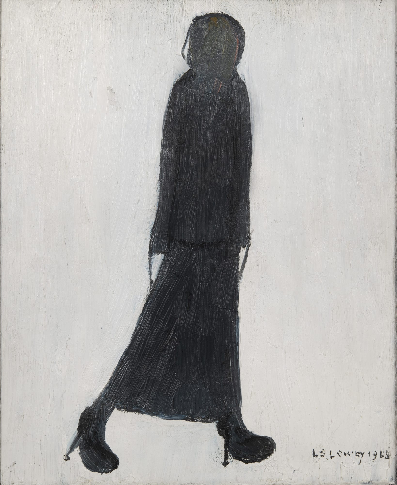 Laurence Stephen Lowry, Woman Walking , 1965