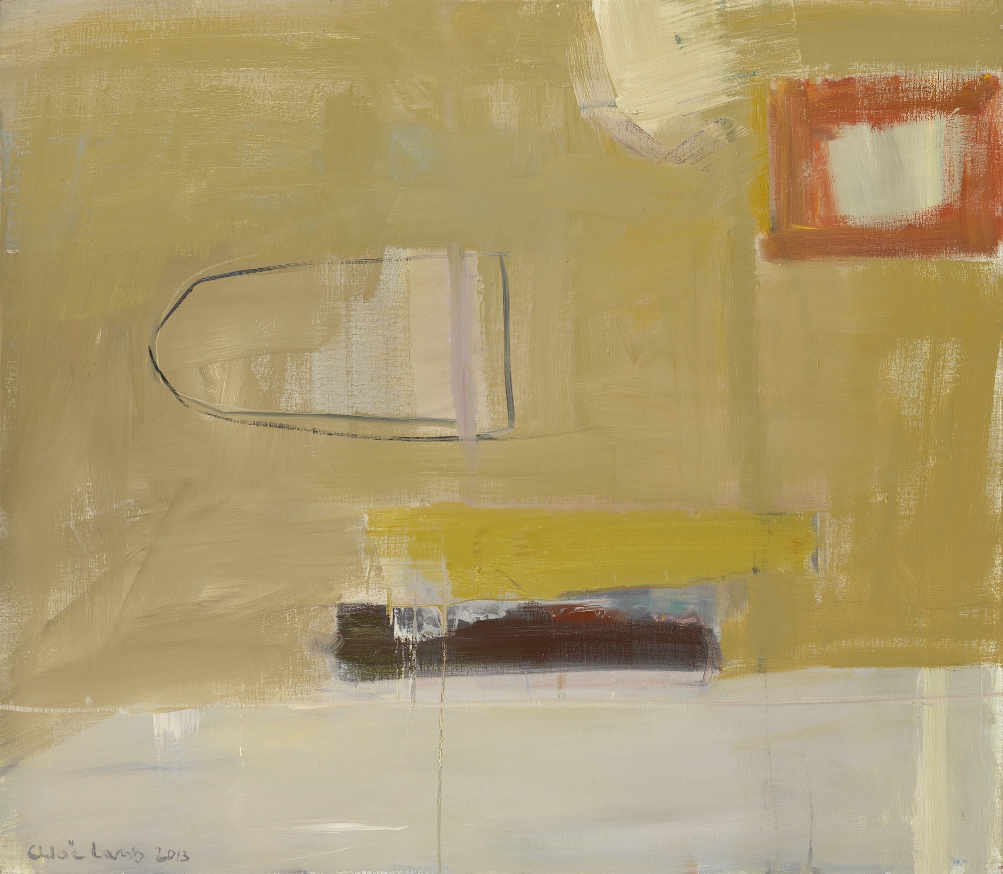 42a. April, 2012, Oil, 35" x 40"