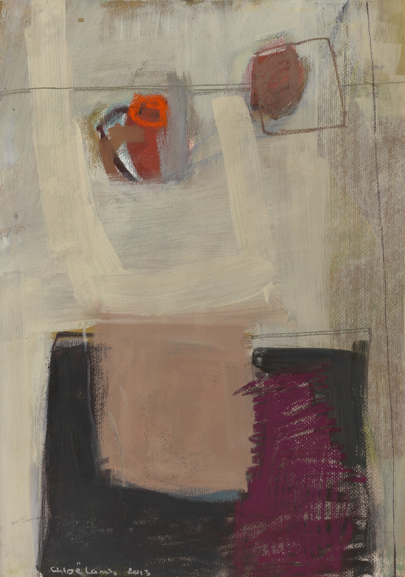 32b. Late Afternoon, Oil, 27 3/4" x 19 3/4"