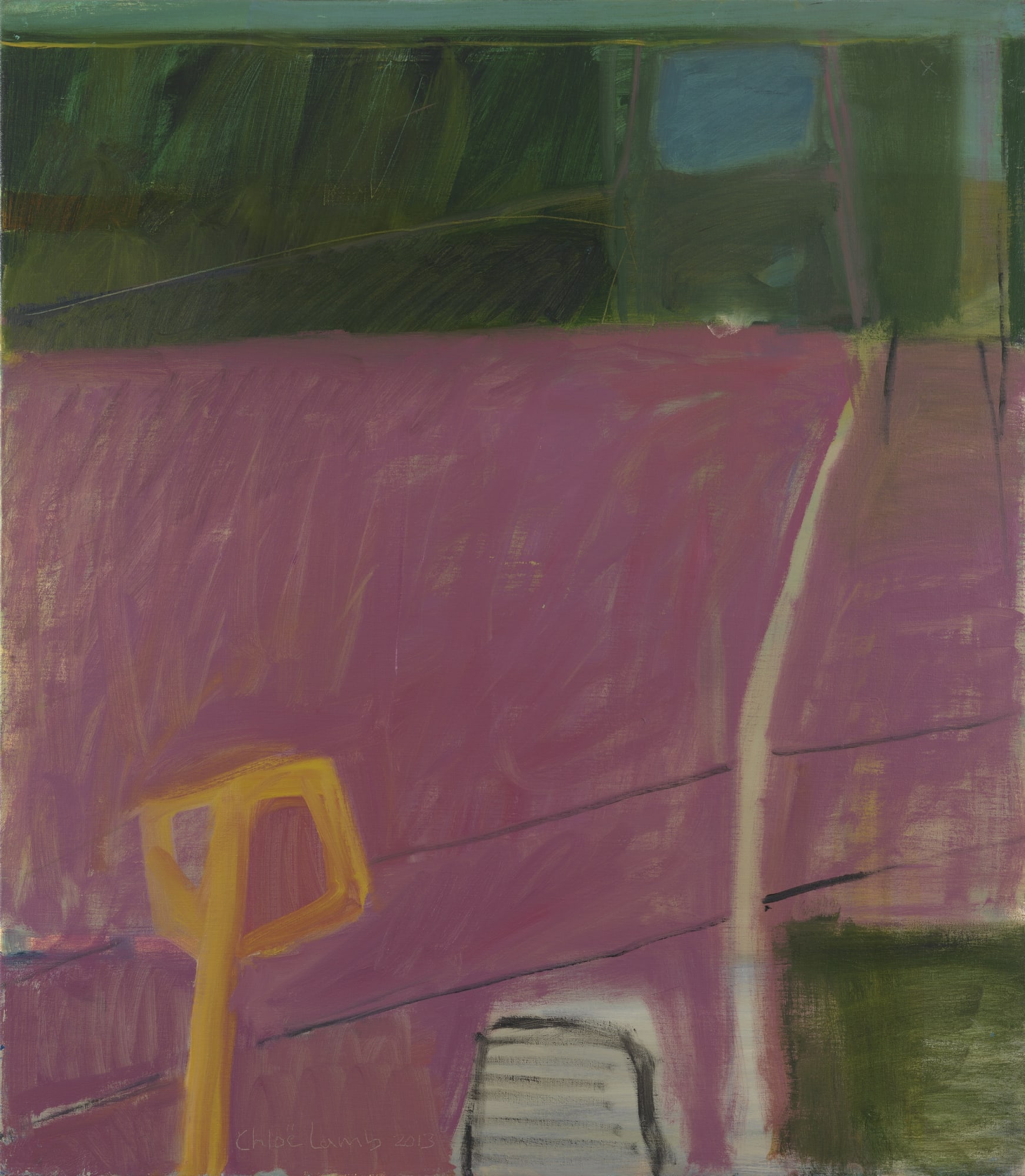 19. Late Evening, Oil, 40" x 35"