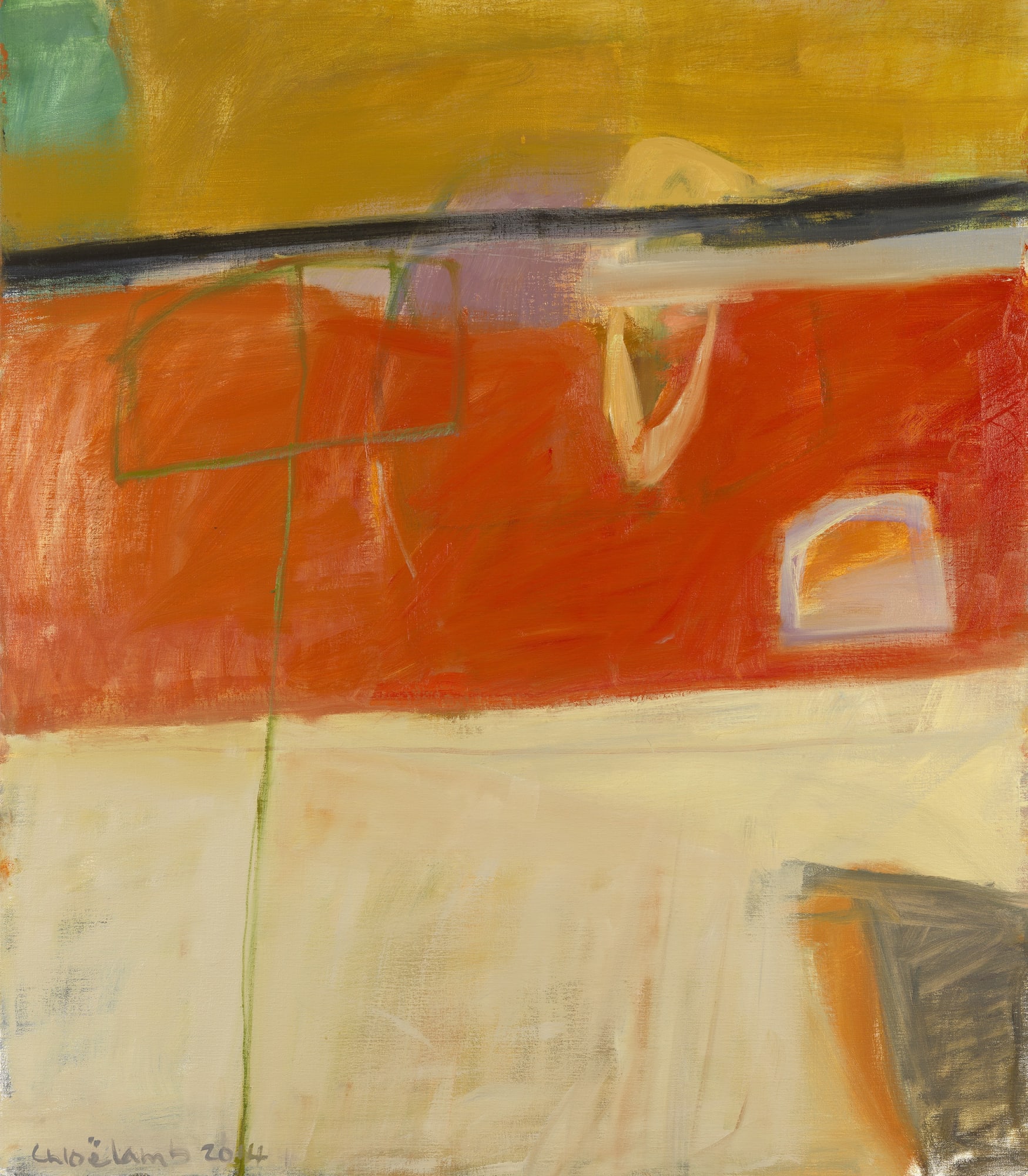 14. May Afternoon, Oil, 40" x 35"