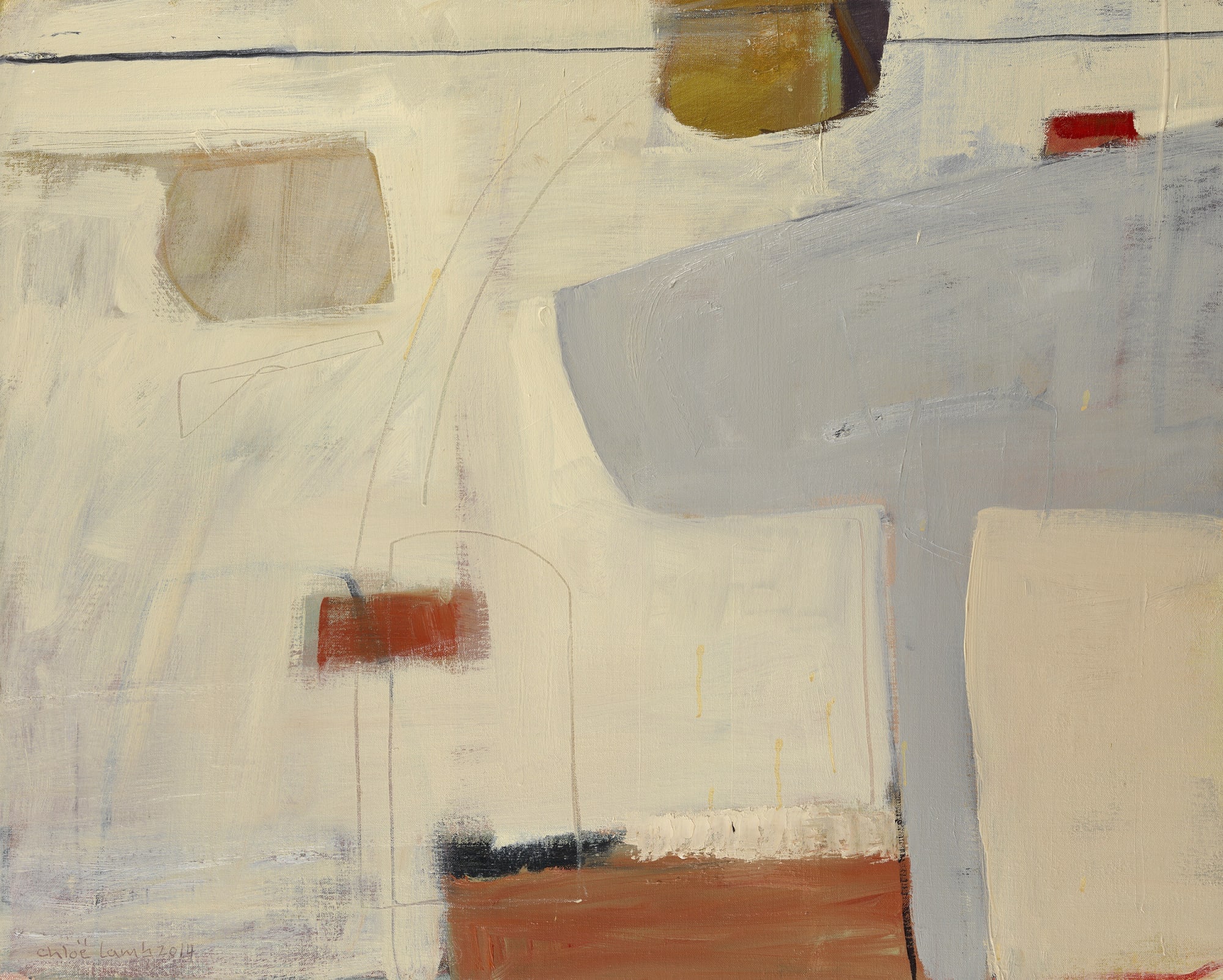 8. Paths and Gangways I, Oil, 24"x 30"