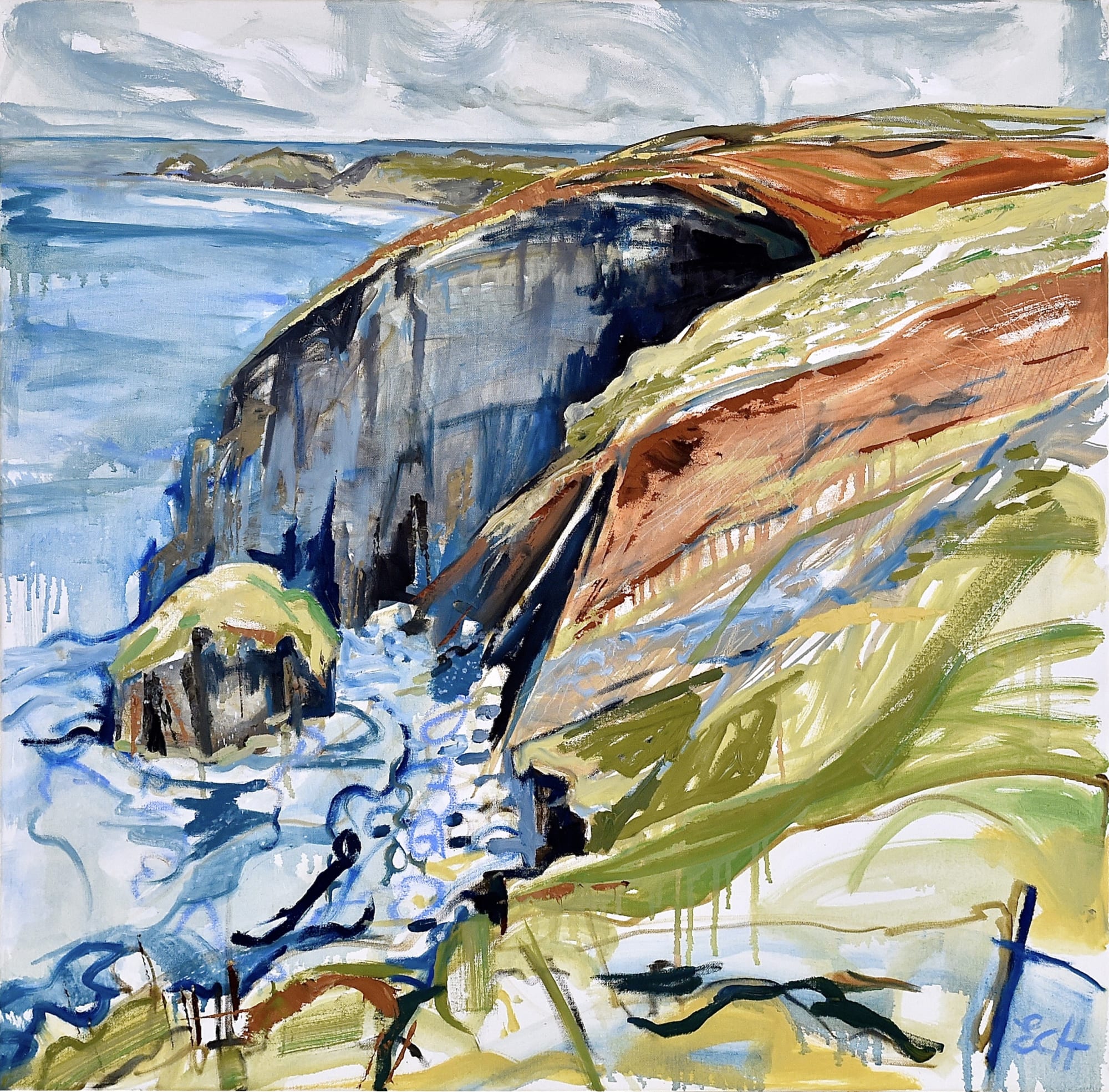 Emma Haggas, Cliffs at Beeny, North Cornwall