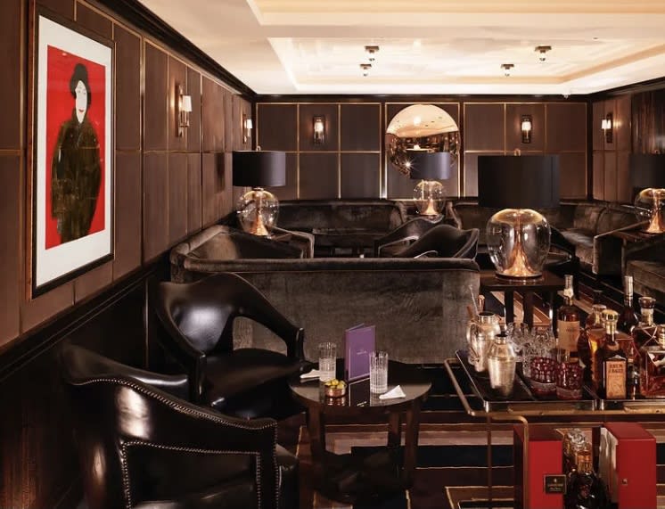 Kate Boxer drypoints in Flemings Hotel - Agatha Christie (left hand side)