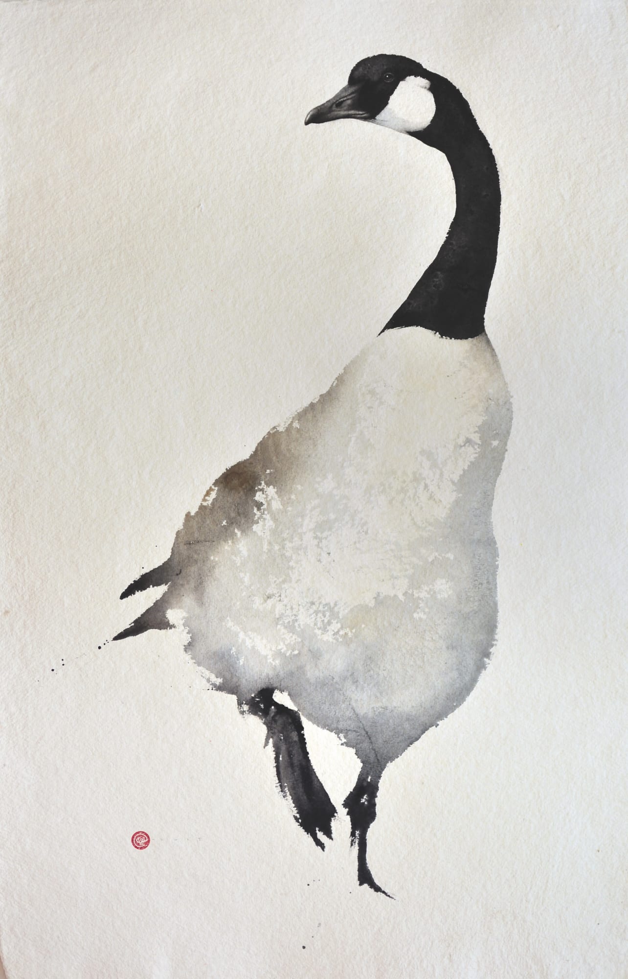 Canada Goose Watercolour 38" x 26"