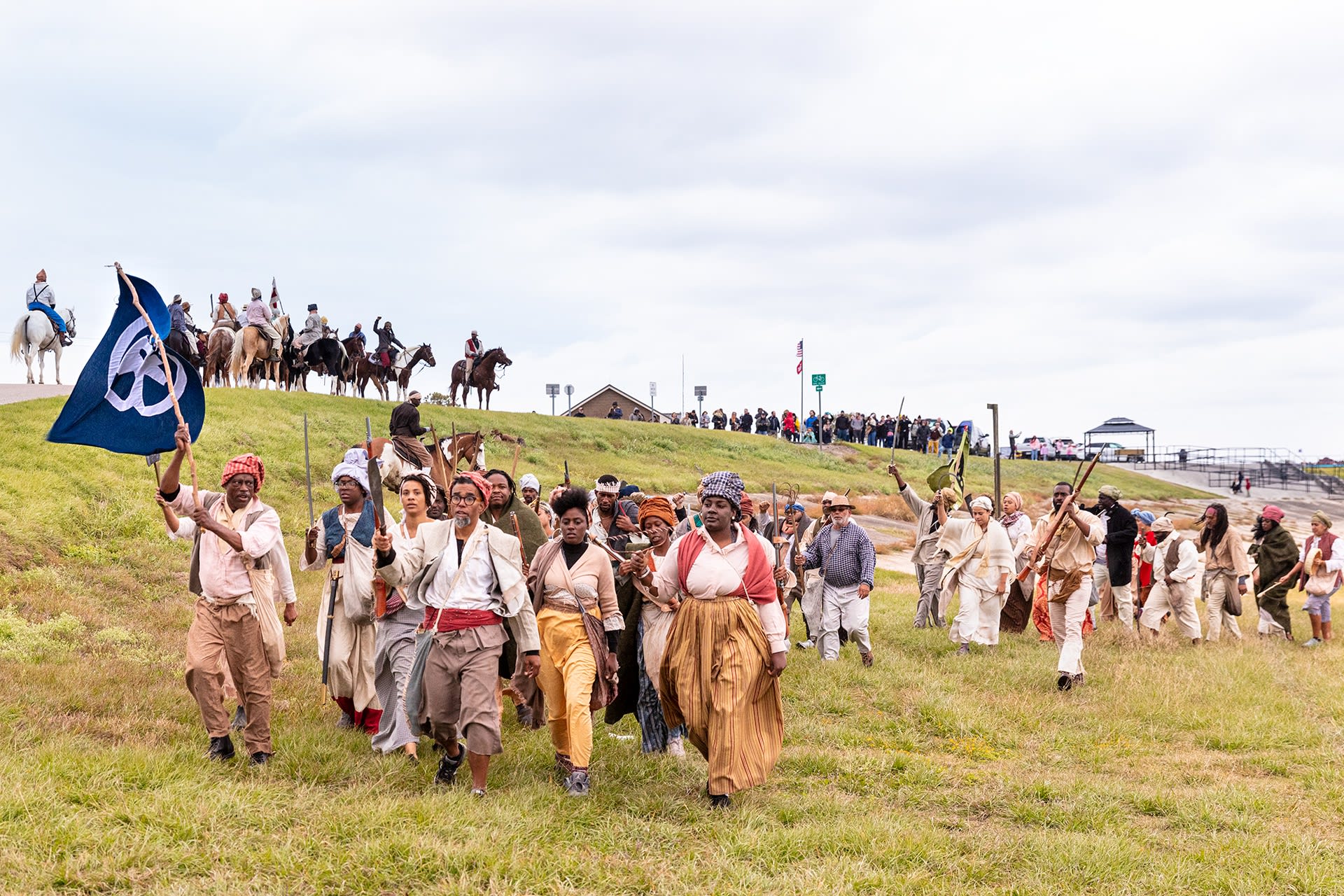 Dread Scott, Slave Rebellion Reenactment Performance Still 4, 2019