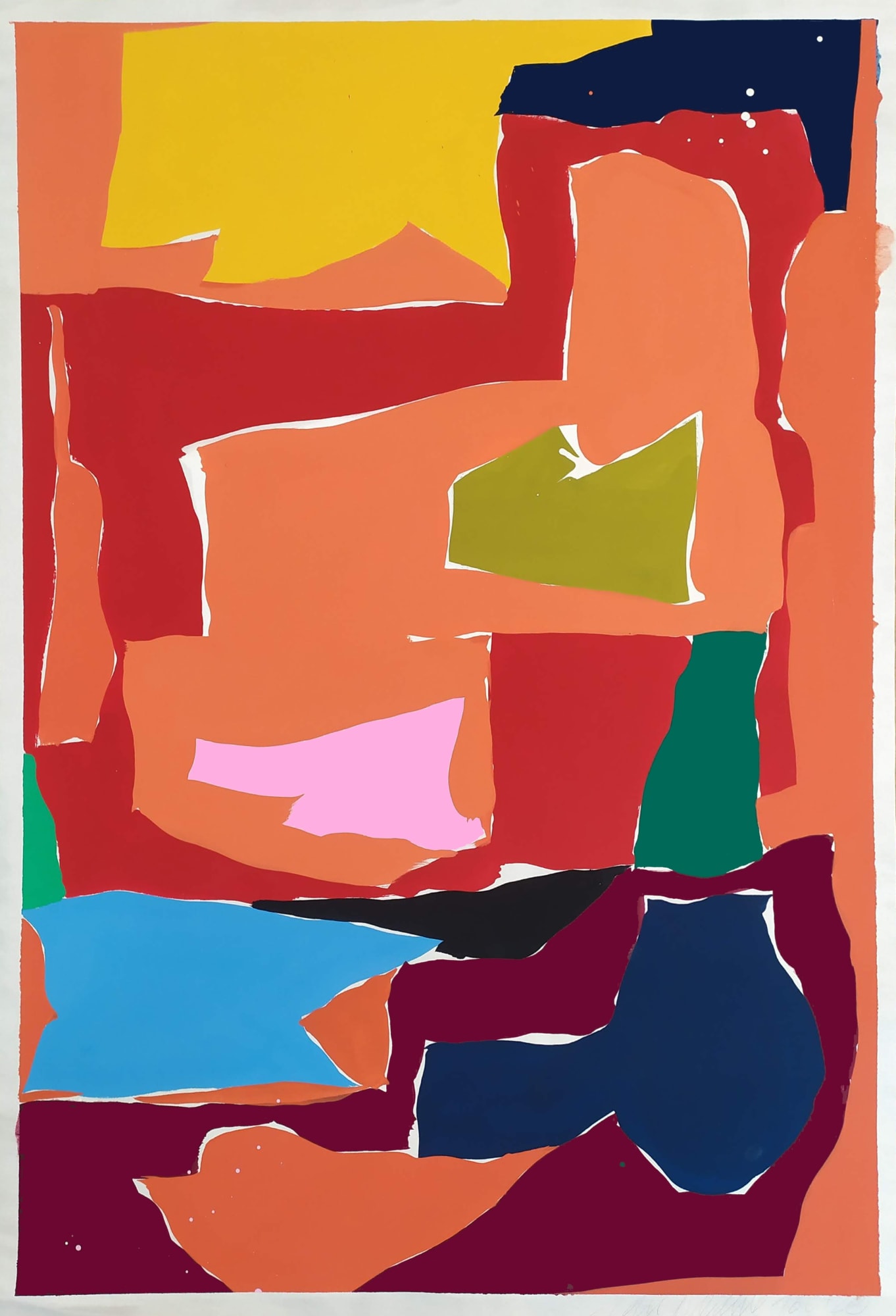 Idir Davaine, Sans-titre: Étude de Broussailles, Contre-forme, Couronne, 2020