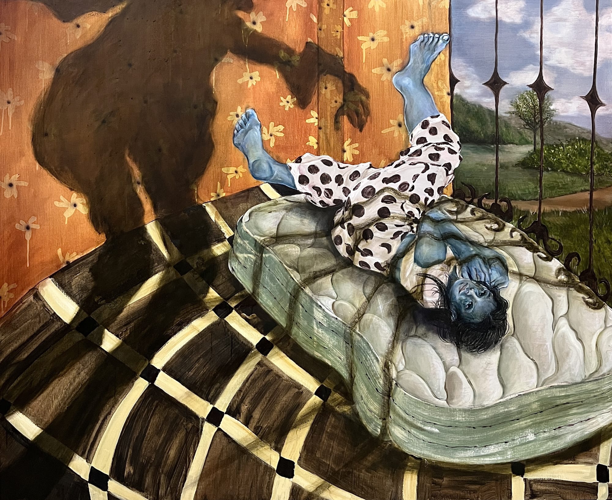 Aisha Rosli, Tangled up in Blue, 2023