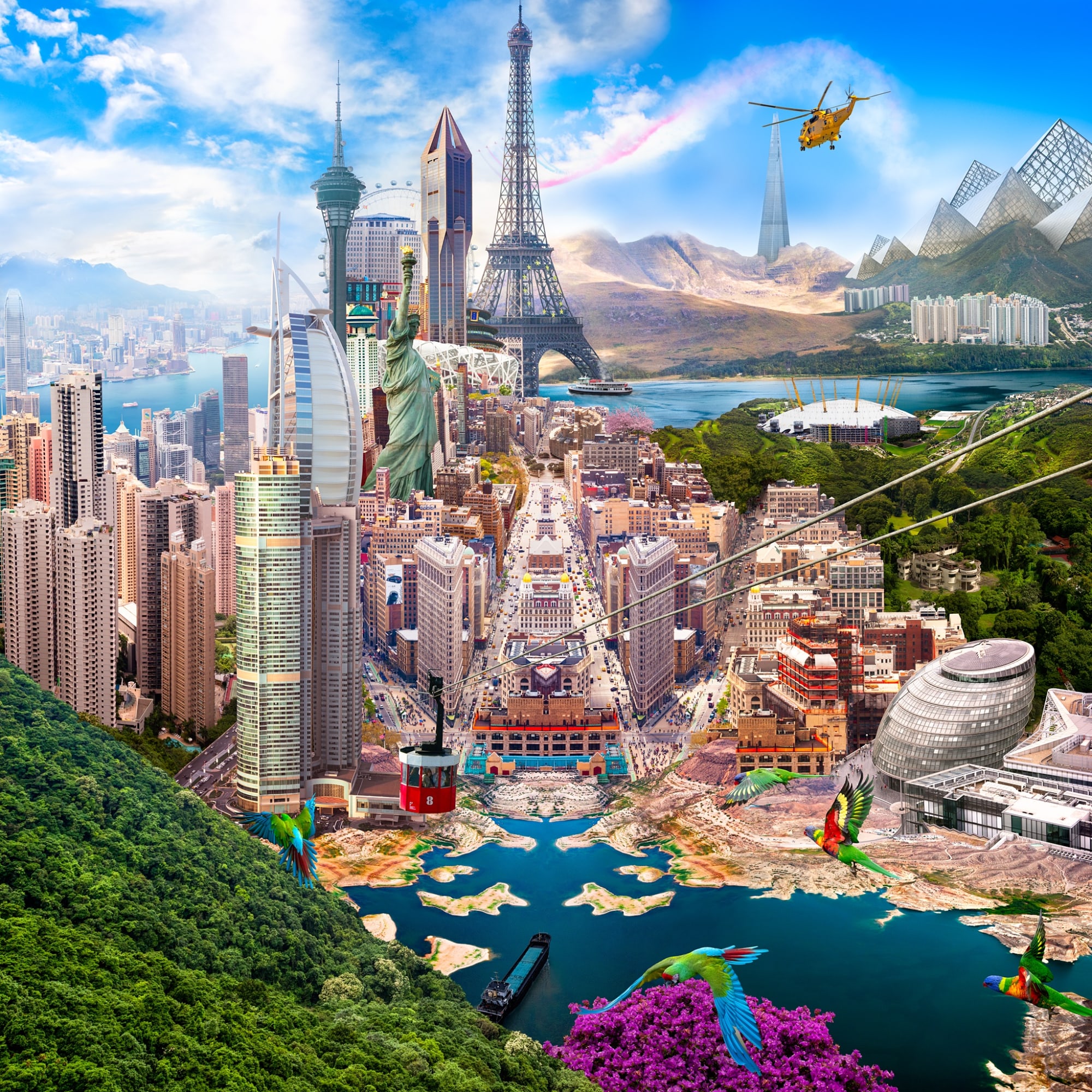 Tom Leighton Flatiron II, 2016-2018 C-Type Print / Perspex Mounted 152.4 x 152.4 cm