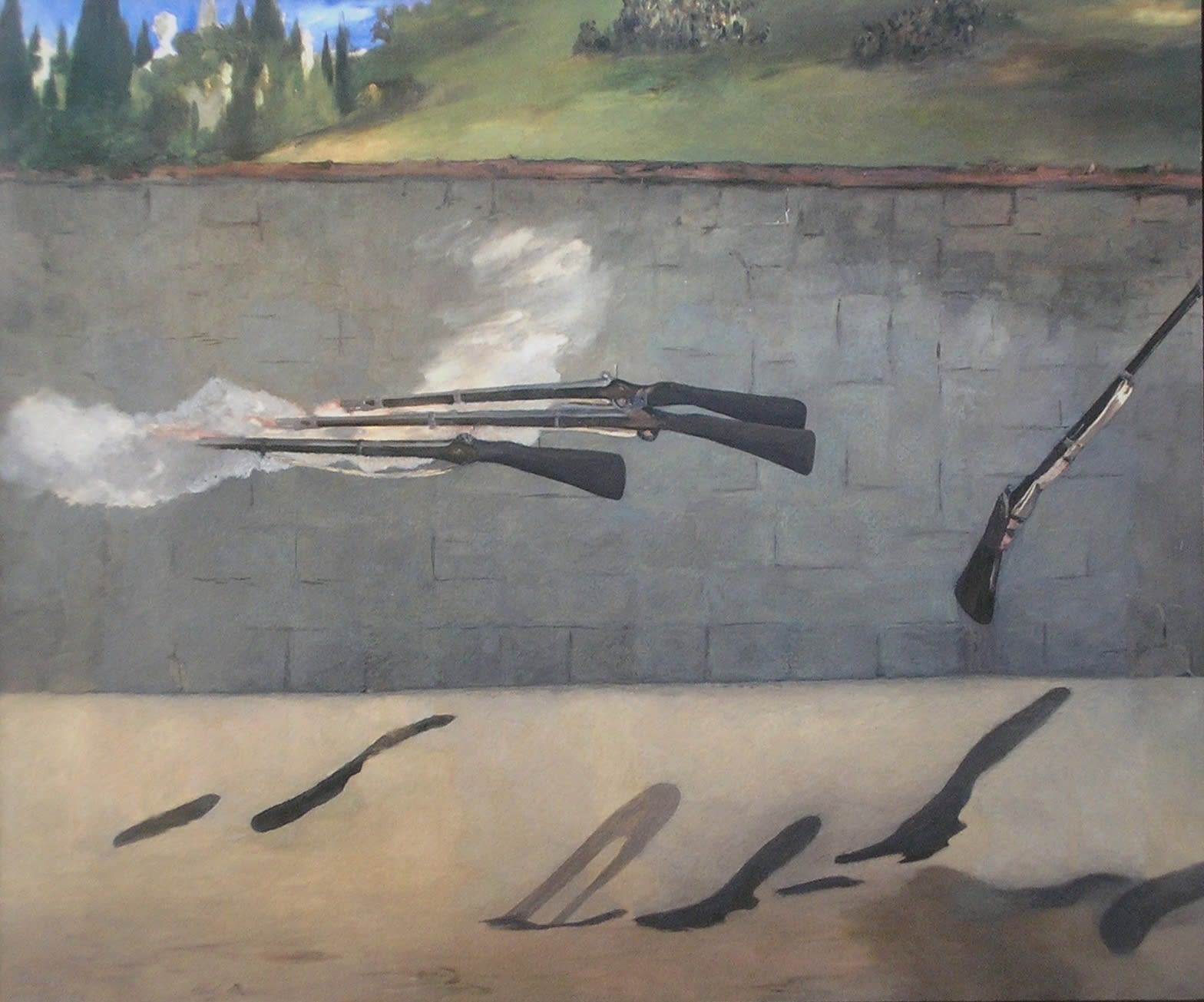 Charlotte Bracegirdle, The Execution: Manet 'The Execution of the Emperor Maximilian, 2010