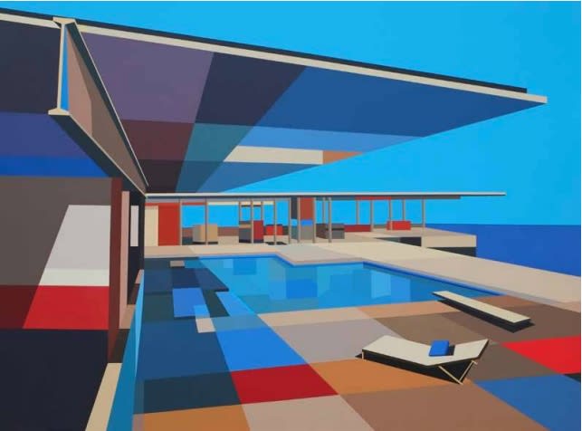 Andy Burgess, Stahl House V, 2013