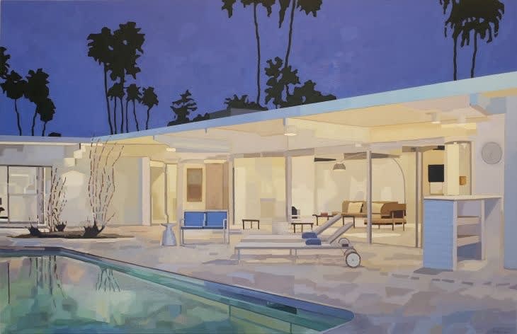 Andy Burgess, Palm Springs House, Study for Painting, 2012-2013