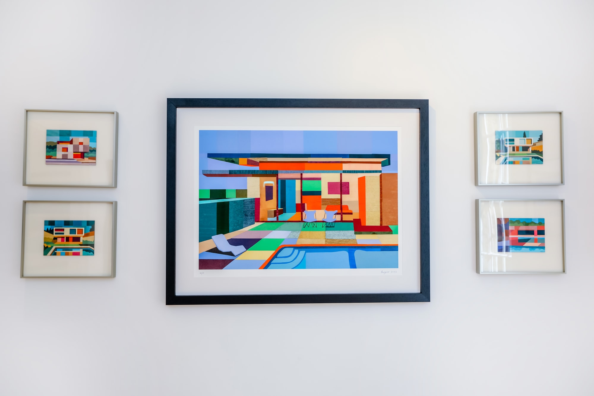 Andy Burgess - Modernism Revisited: Celebrating 20 Years of Architectural Painting with Cynthia Corbett Gallery
