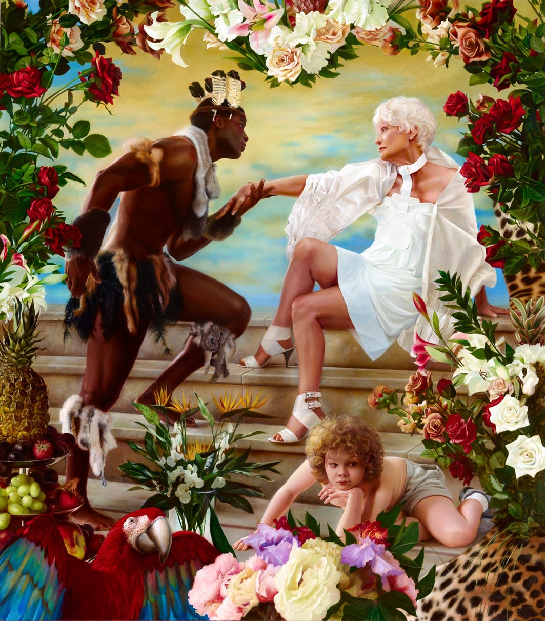 AES+F Пир Трималхиона. Леди и Вождь / The Feast Of Trimalchio. The Lady and the Chieftain