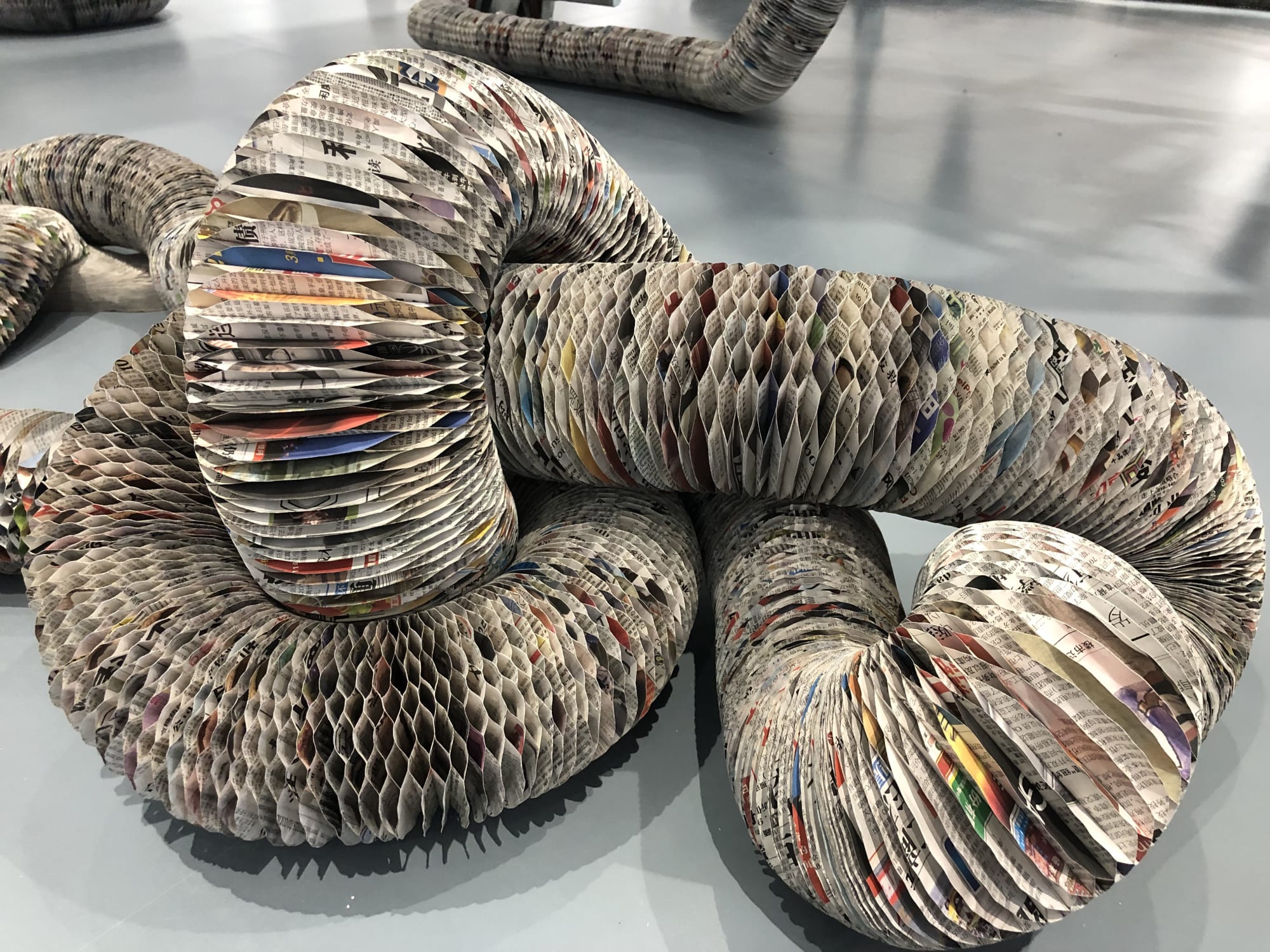 Li Hongbo, Me (detail), installation, Jilin Normal University Art Institute, China