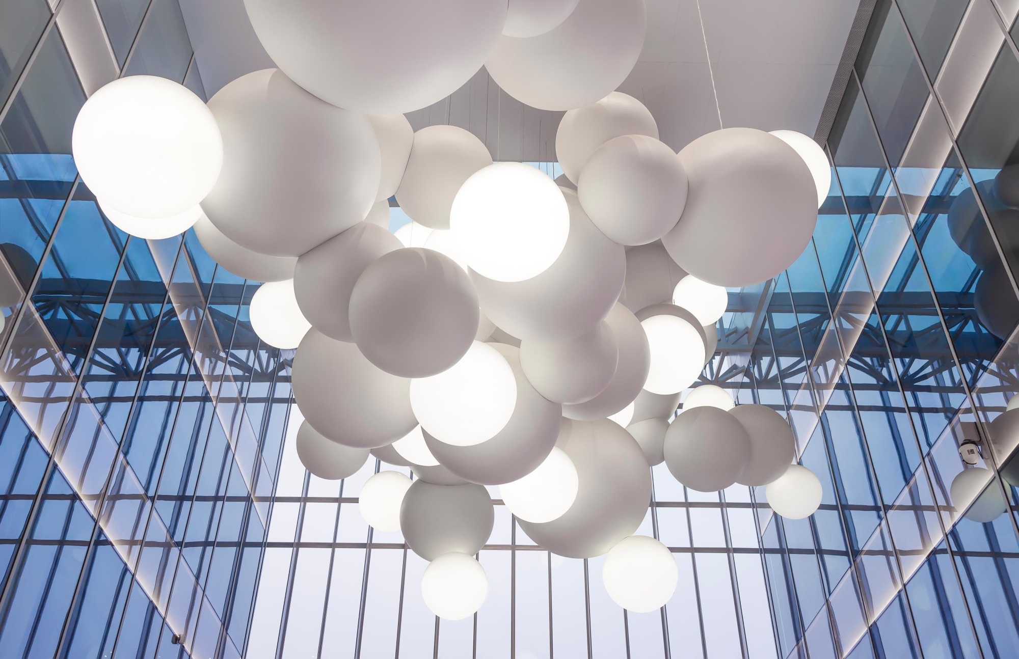 Charles Pétillon, The Cloud, Vanke Times Center, Beijing, China, 2018