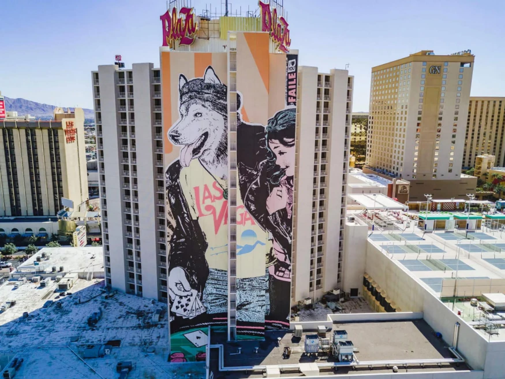 Faile, Husky, Downtown Las Vegas, 2017