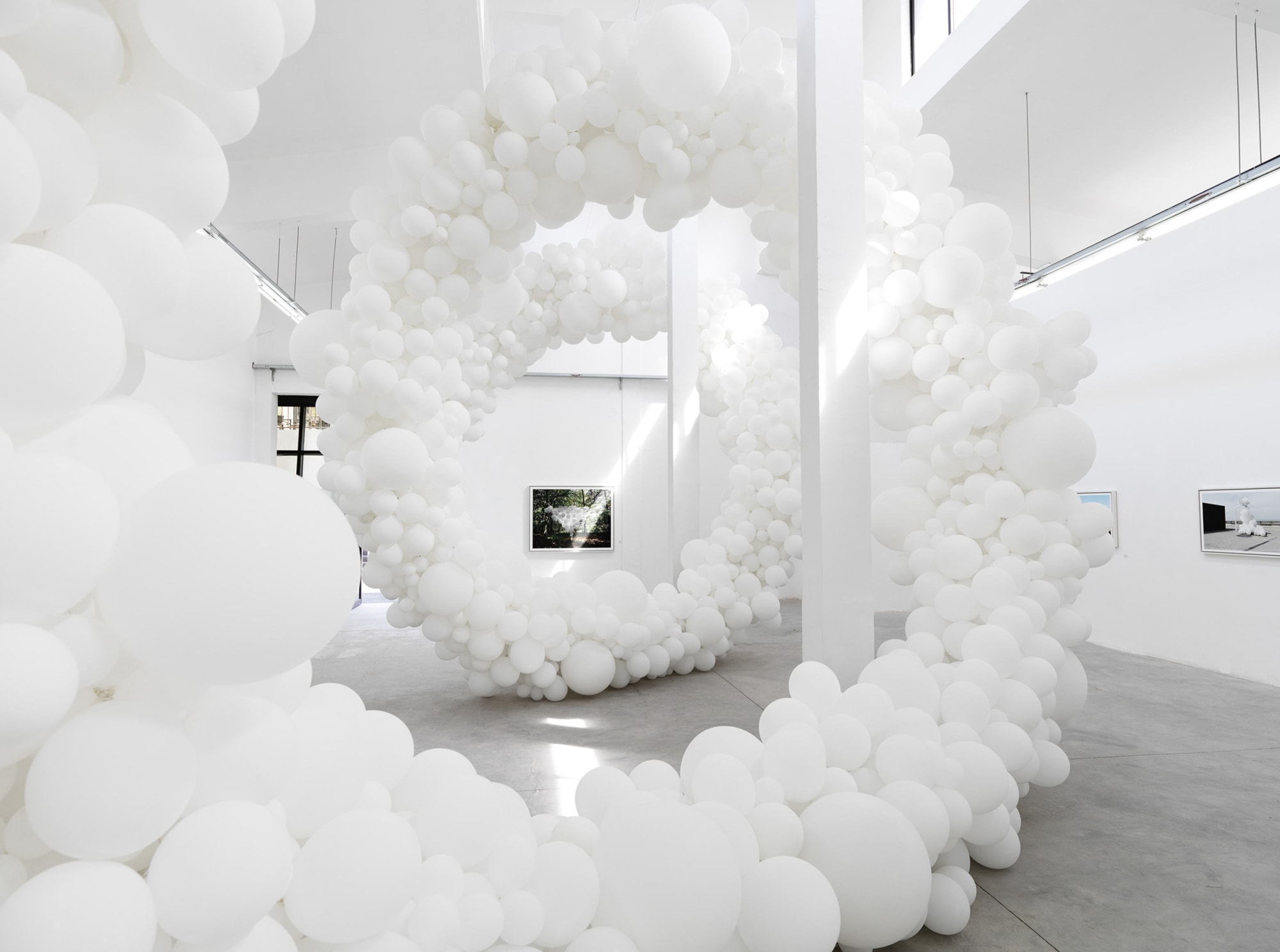 Charles Petillon, Distortion, installation view at Danysz gallery Shanghai, 2016