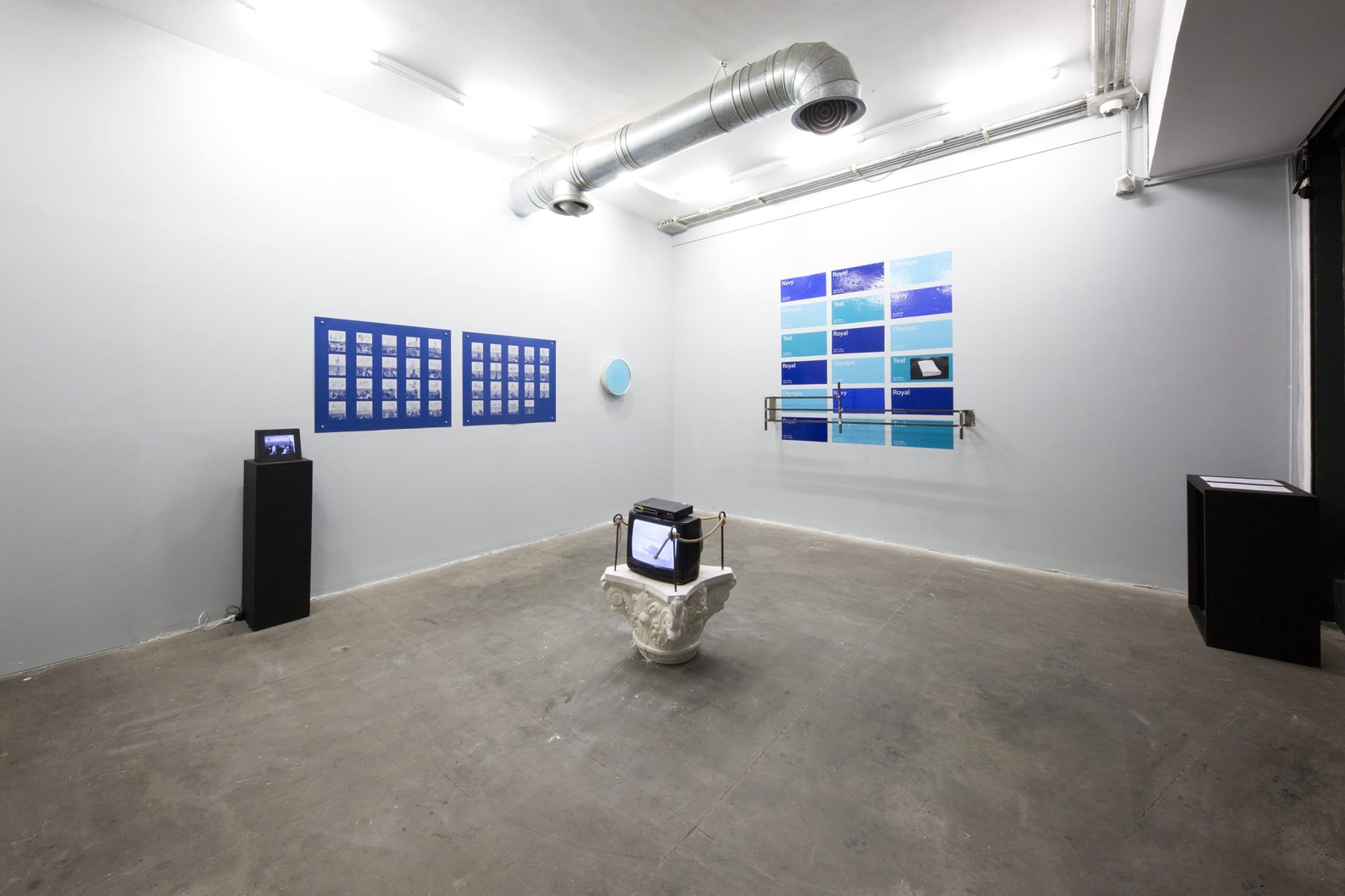Installation View of Synaptic Cleft a solo presentation of works by Block .