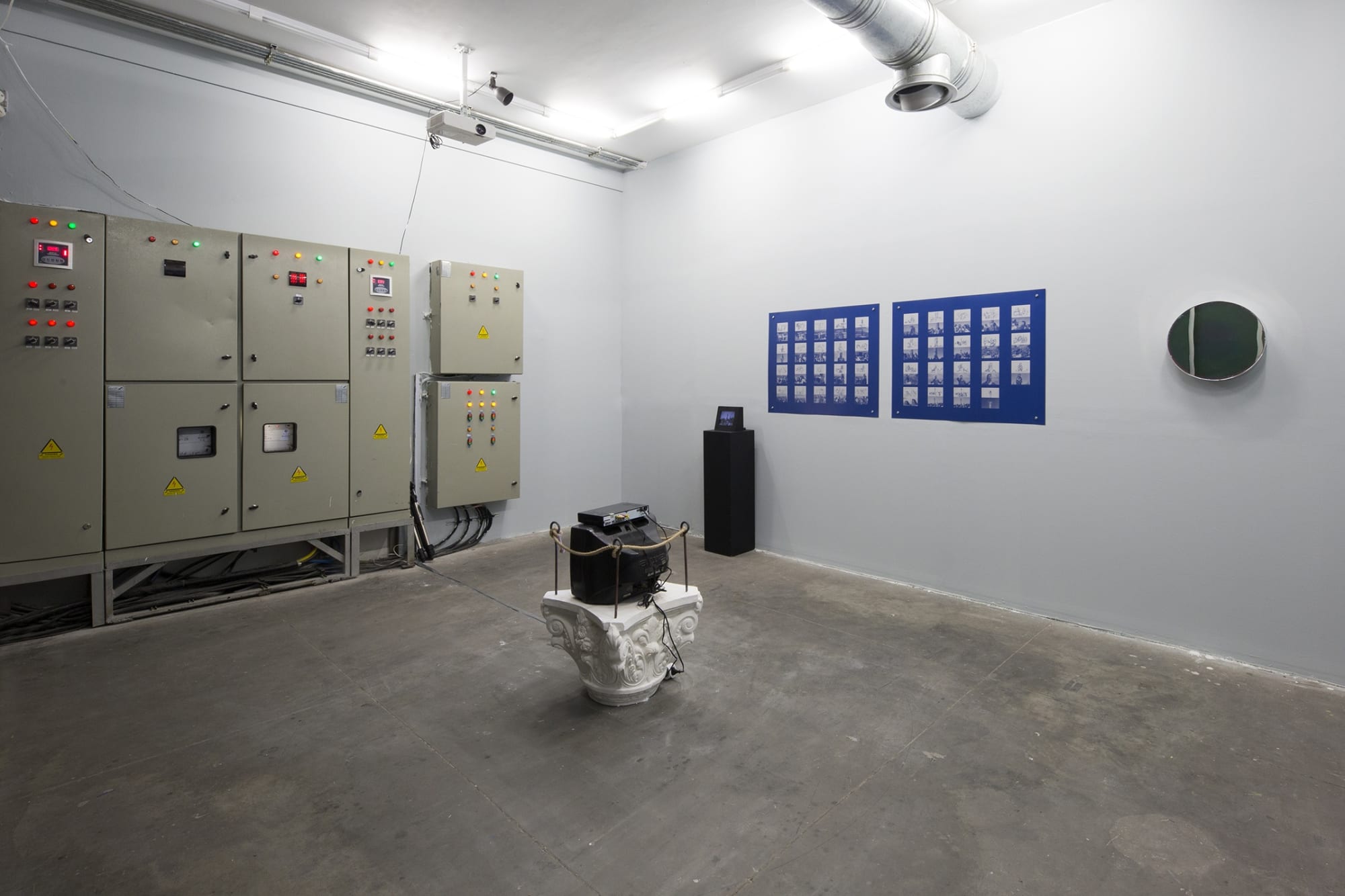 Installation View of Synaptic Cleft a solo presentation of works by Block .