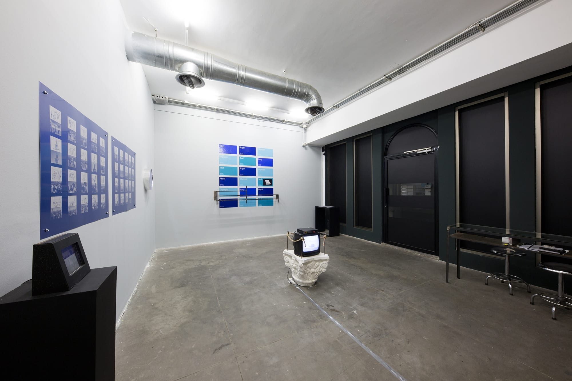 Installation View of Synaptic Cleft a solo presentation of works by Block .
